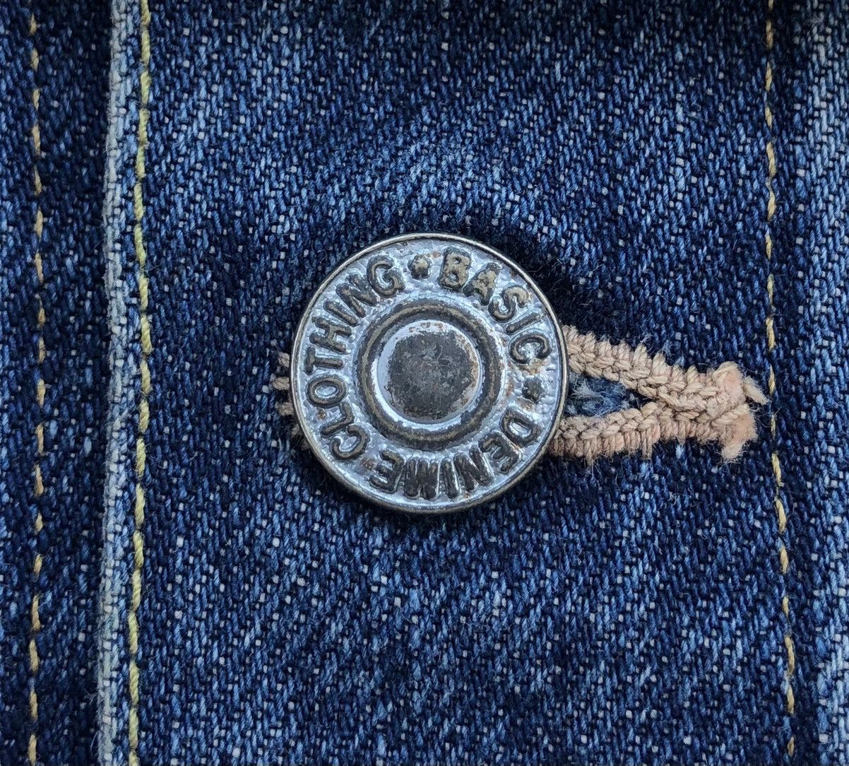 Denime Japanese Blue Jeans Denime Selvedge Trucker Jacket Size US M / EU 48-50 / 2 - 13 Thumbnail