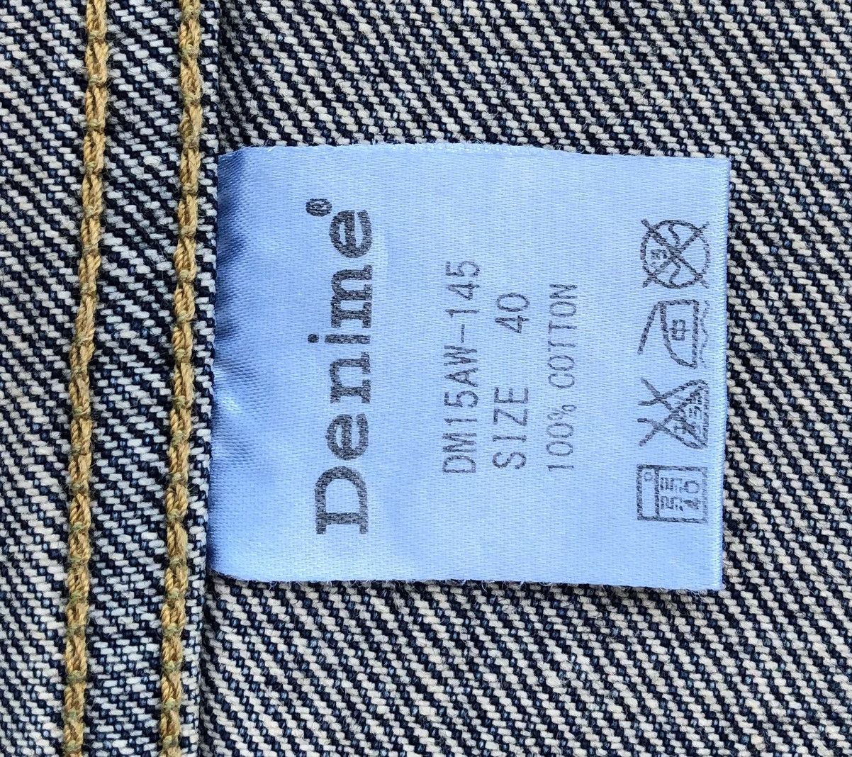 Denime Japanese Blue Jeans Denime Selvedge Trucker Jacket Size US M / EU 48-50 / 2 - 22 Thumbnail