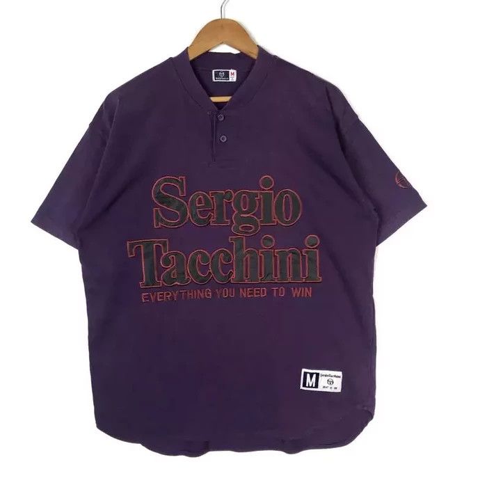 Sergio Tacchini Vintage 90s SERGIO TACCHINI Big Embroidered Basketball Size US M / EU 48-50 / 2 - 1 Thumbnail