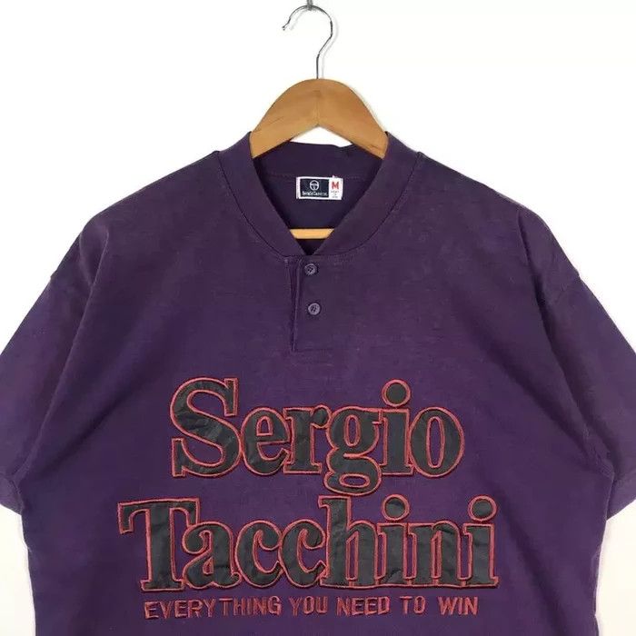 Sergio Tacchini Vintage 90s SERGIO TACCHINI Big Embroidered Basketball Size US M / EU 48-50 / 2 - 2 Thumbnail