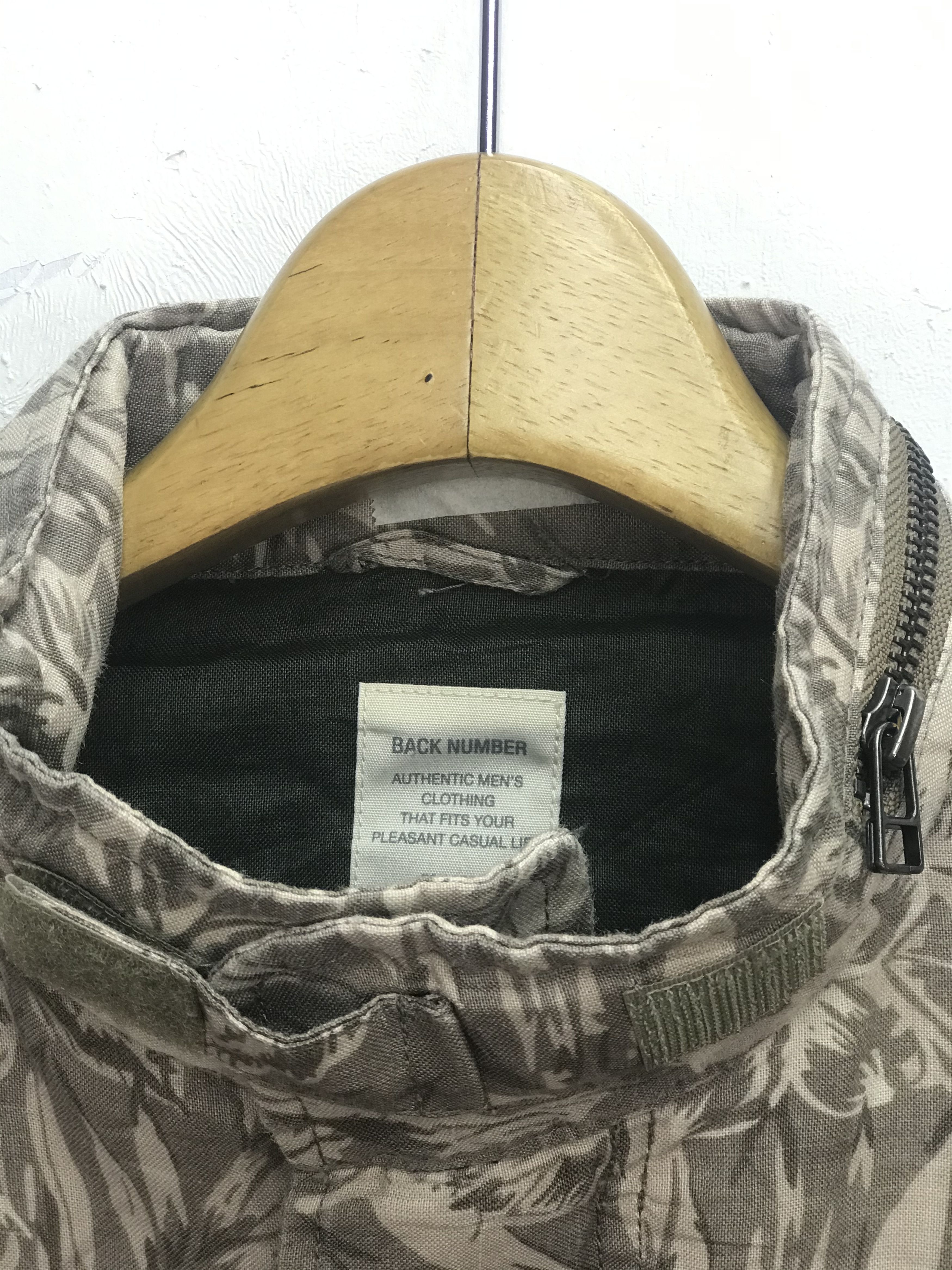 Japanese Brand BACK NUMBER LINEN FLORA DESIGN M65 ARMY JACKET STYLE Size US S / EU 44-46 / 1 - 3 Thumbnail