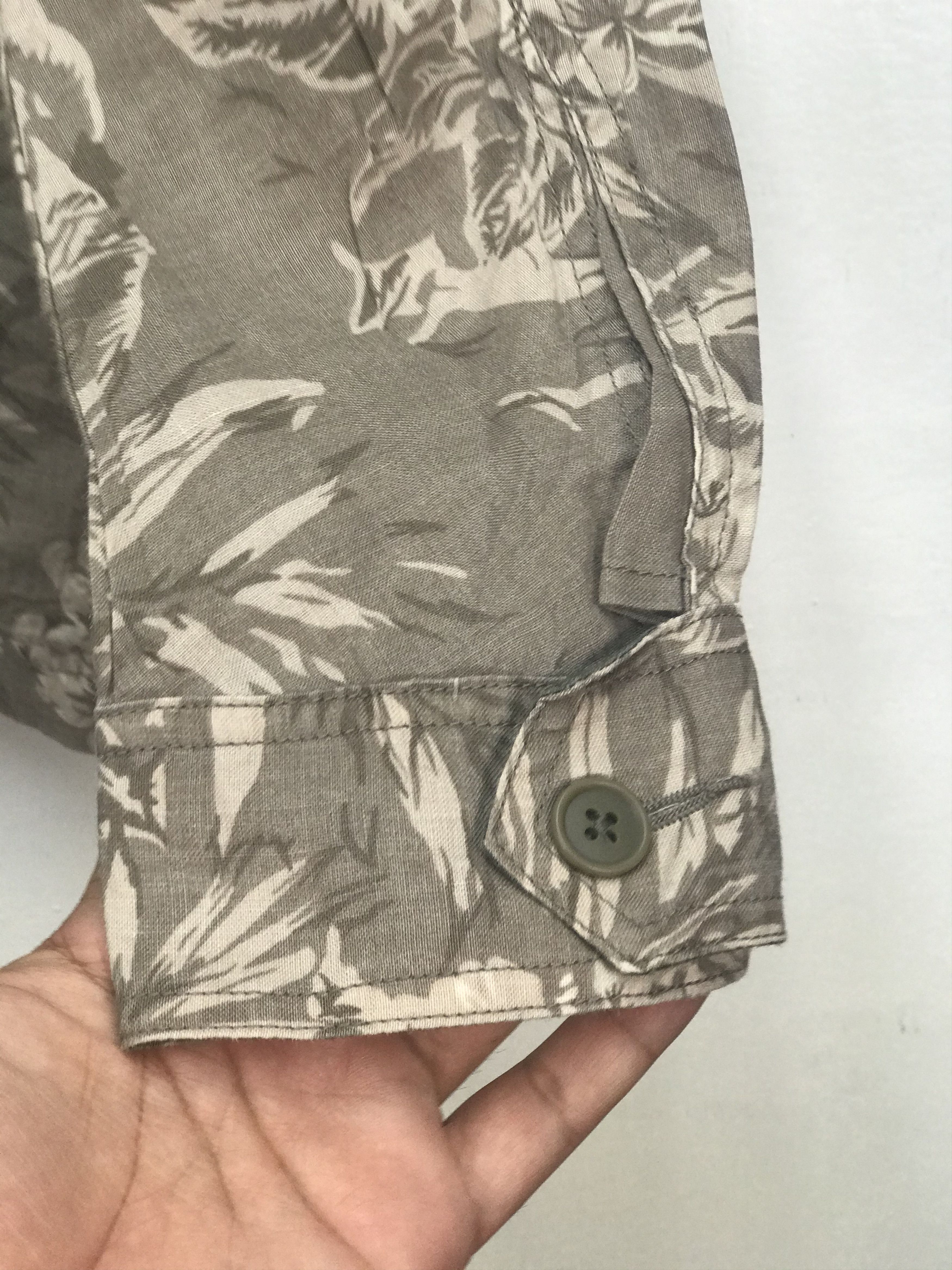 Japanese Brand BACK NUMBER LINEN FLORA DESIGN M65 ARMY JACKET STYLE Size US S / EU 44-46 / 1 - 6 Thumbnail