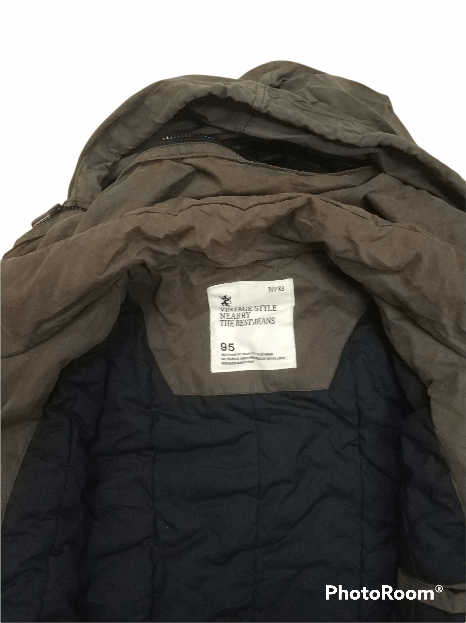 Japanese Brand 🔥TBJ Khaki Hoodie Quilted Jacket Size US M / EU 48-50 / 2 - 9 Thumbnail