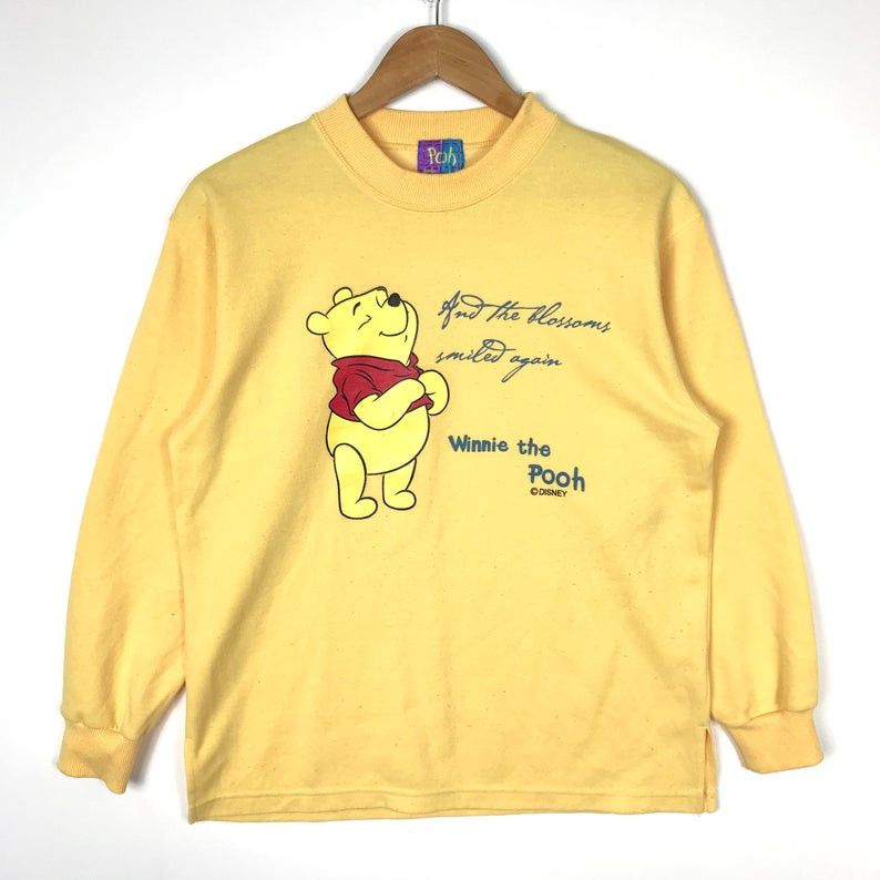 Disney Vintage WINNIE THE POOH Walt Disney Cartoon Animation Size US M / EU 48-50 / 2 - 1 Thumbnail