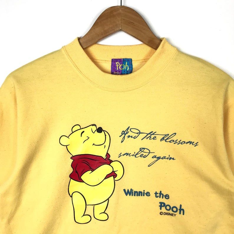 Disney Vintage WINNIE THE POOH Walt Disney Cartoon Animation Size US M / EU 48-50 / 2 - 2 Thumbnail