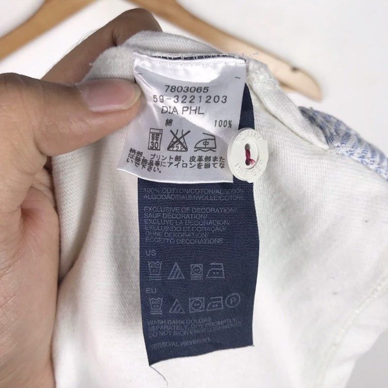 Tommy Hilfiger Vintage TOMMY HILFIGER Big Embroidered Flag Size US M / EU 48-50 / 2 - 4 Thumbnail