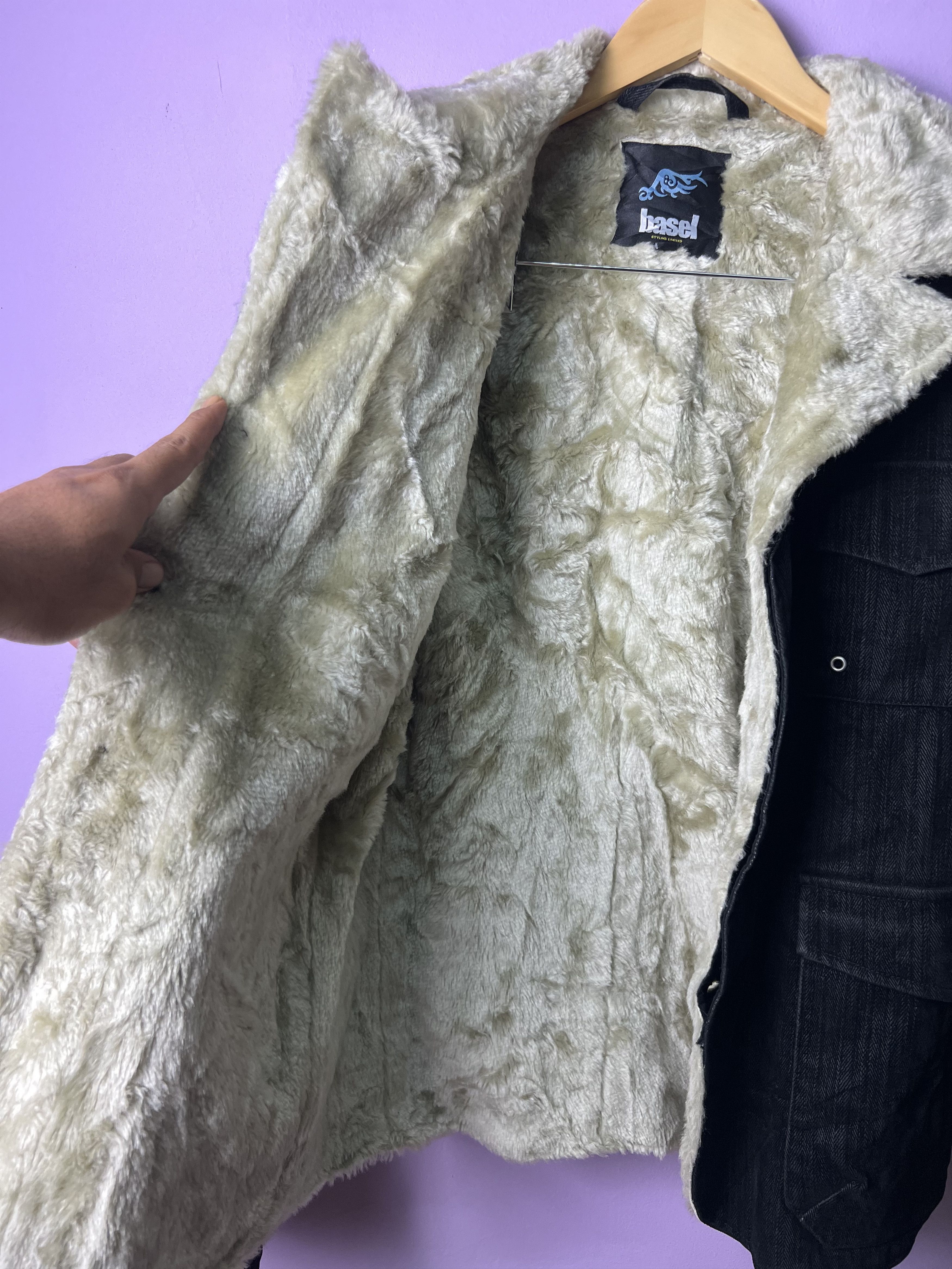 Japanese Brand 🔥Vintage Basel Sherpa Shearling Jackets Size US S / EU 44-46 / 1 - 10 Thumbnail