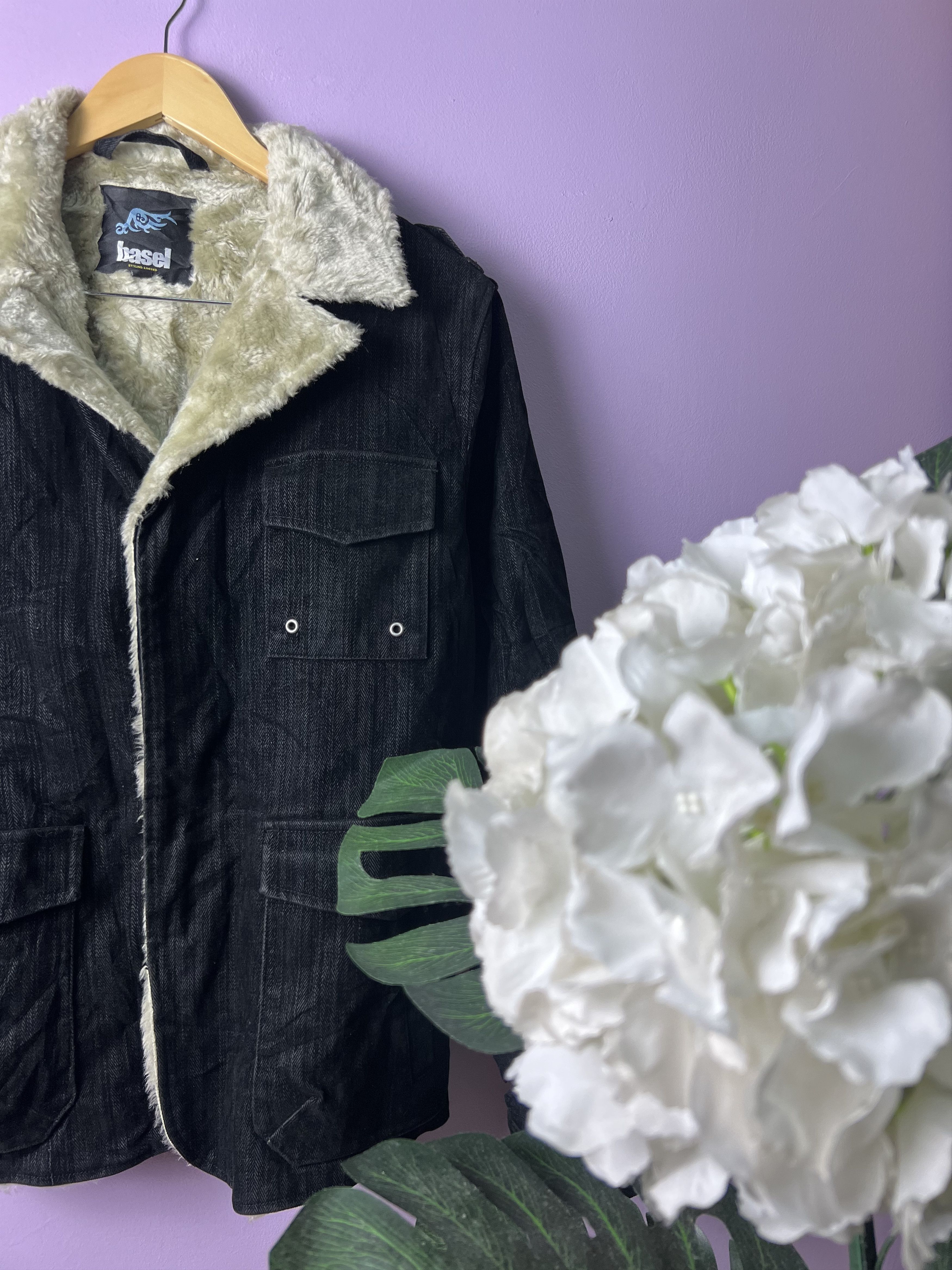 Japanese Brand 🔥Vintage Basel Sherpa Shearling Jackets Size US S / EU 44-46 / 1 - 6 Thumbnail