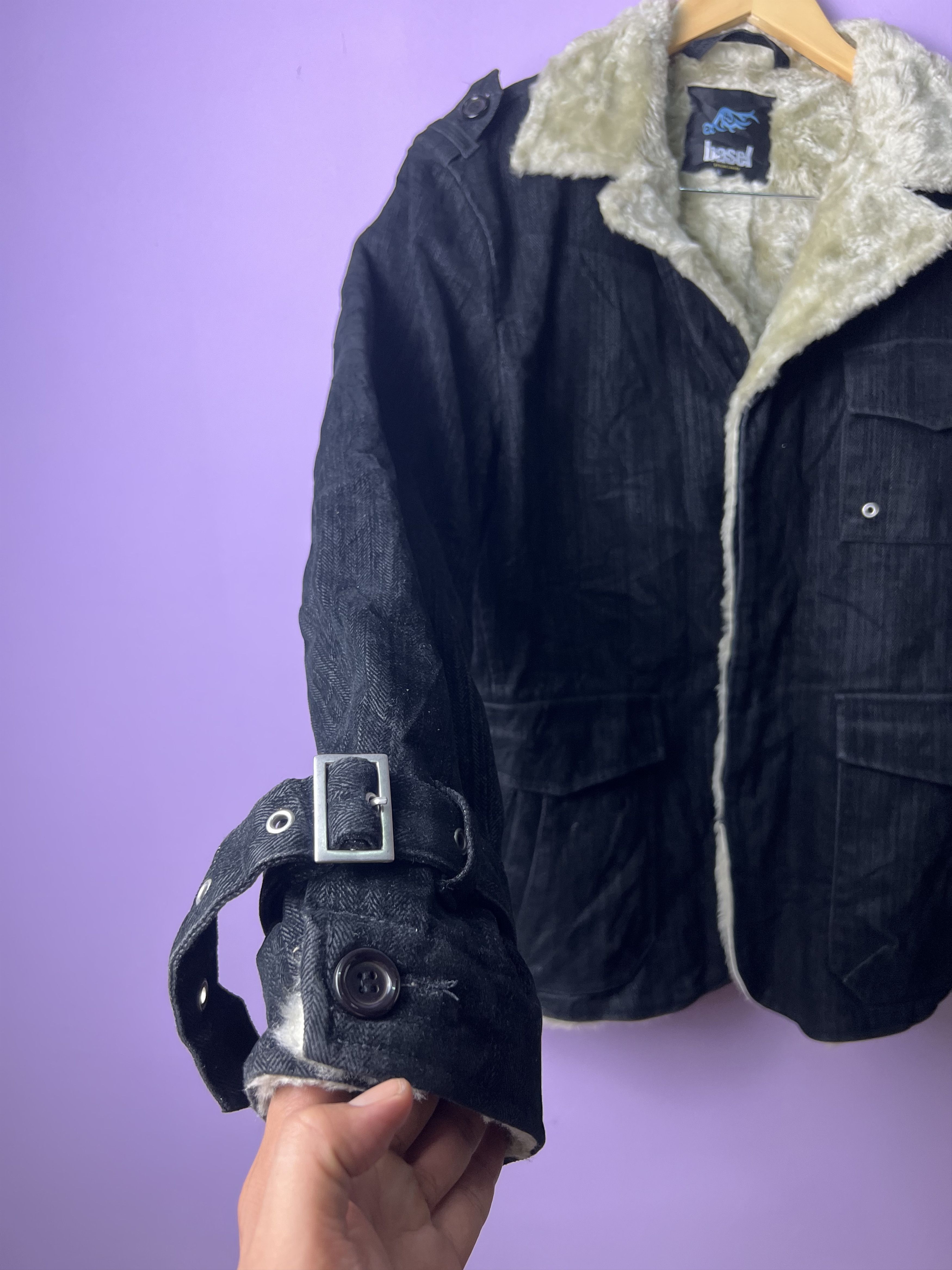 Japanese Brand 🔥Vintage Basel Sherpa Shearling Jackets Size US S / EU 44-46 / 1 - 13 Thumbnail