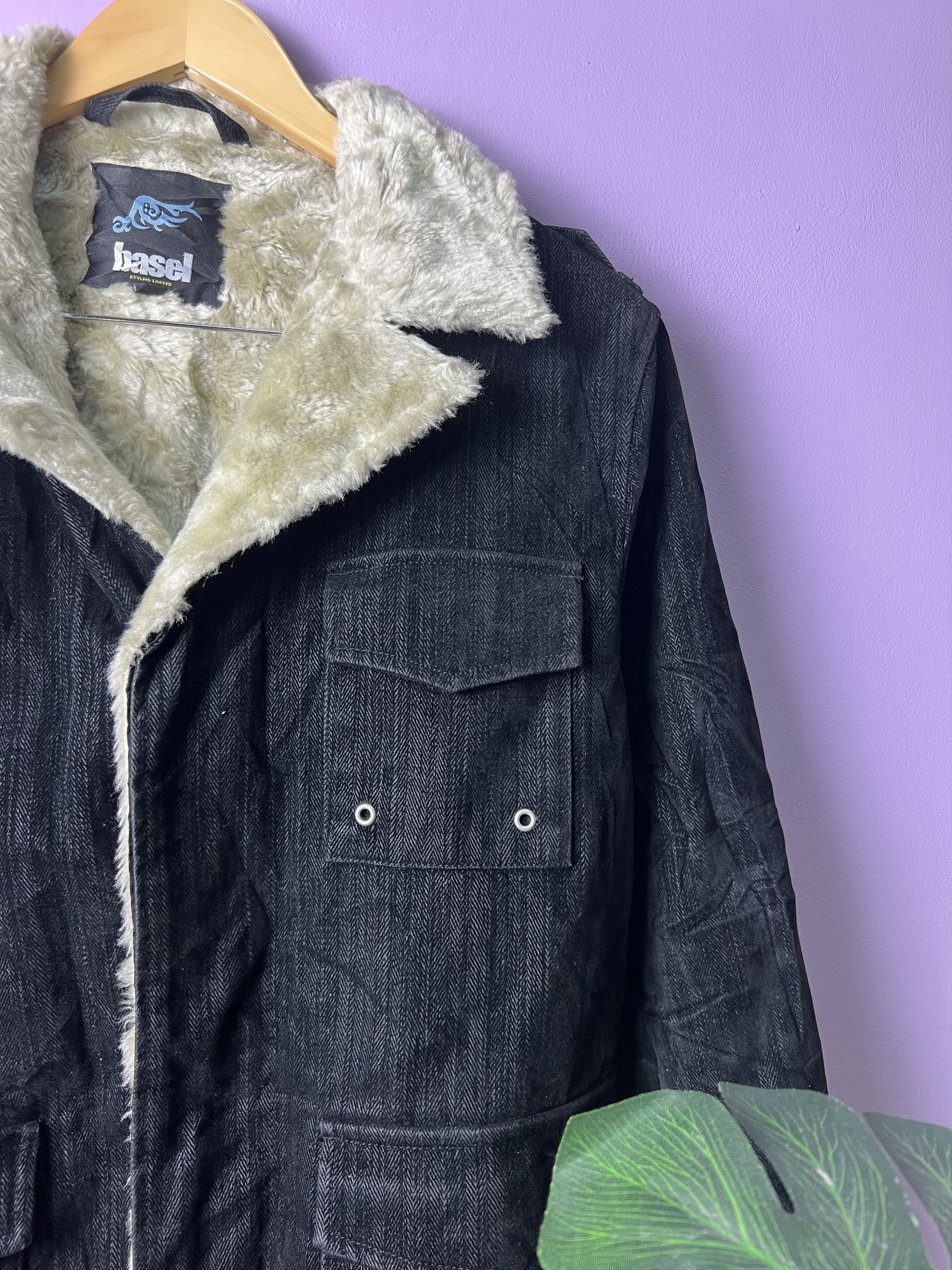 Japanese Brand 🔥Vintage Basel Sherpa Shearling Jackets Size US S / EU 44-46 / 1 - 7 Thumbnail