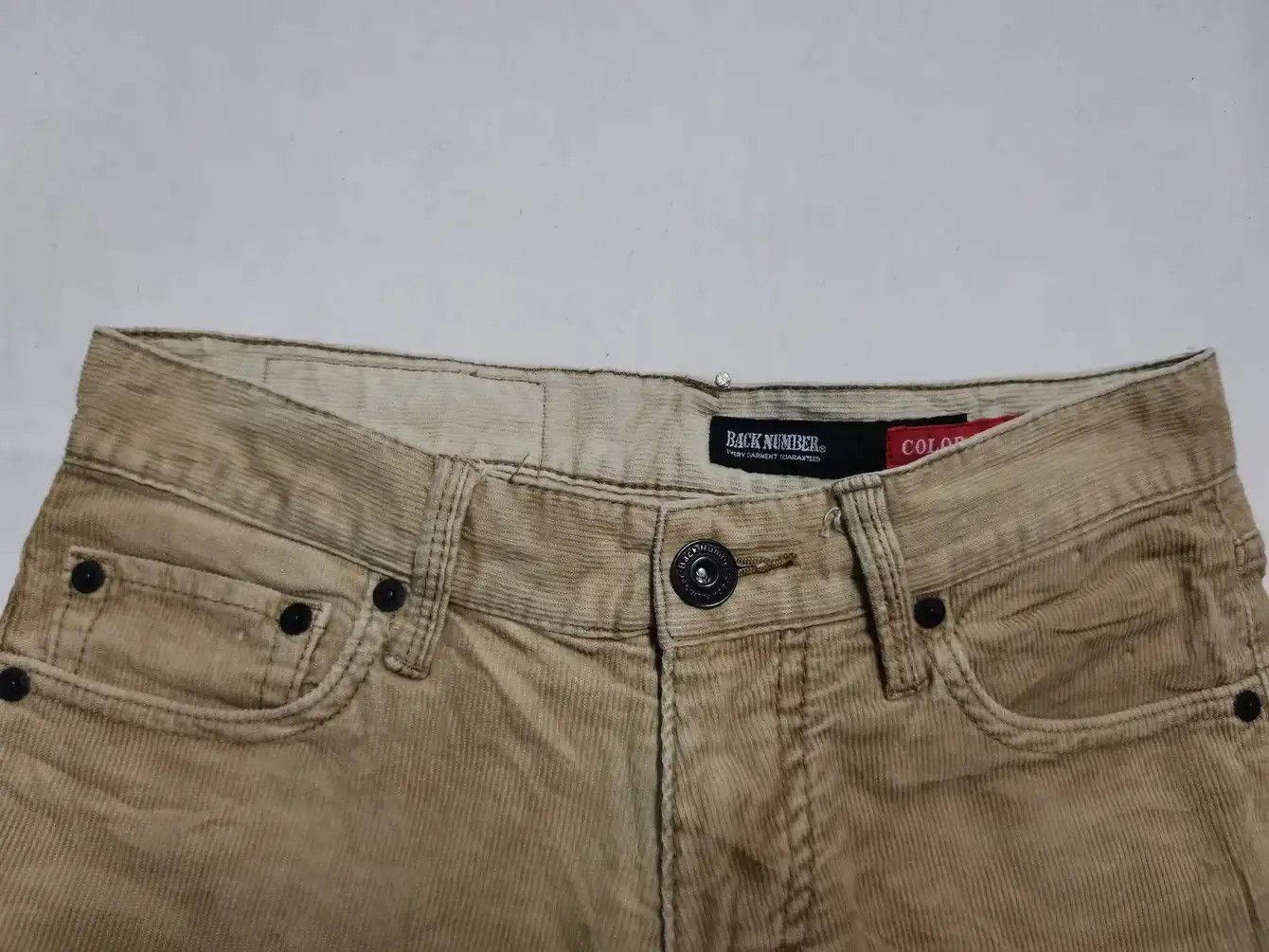 Vintage Back Number Every Garment Guaranteed Corduroy Pants Size US 28 / EU 44 - 2 Thumbnail