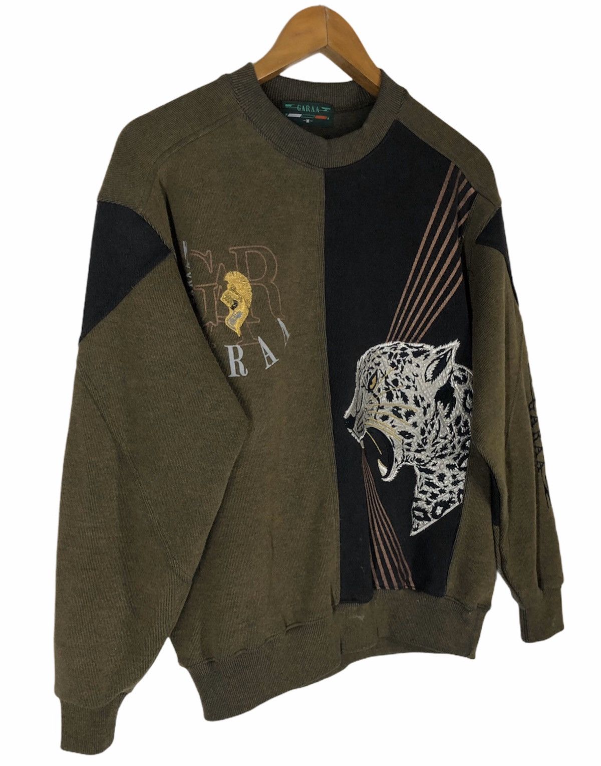 Japanese Brand × Vintage Garaa Sweatshirt Crewneck Biglogo Leopard Tiger Size US M / EU 48-50 / 2 - 3 Thumbnail