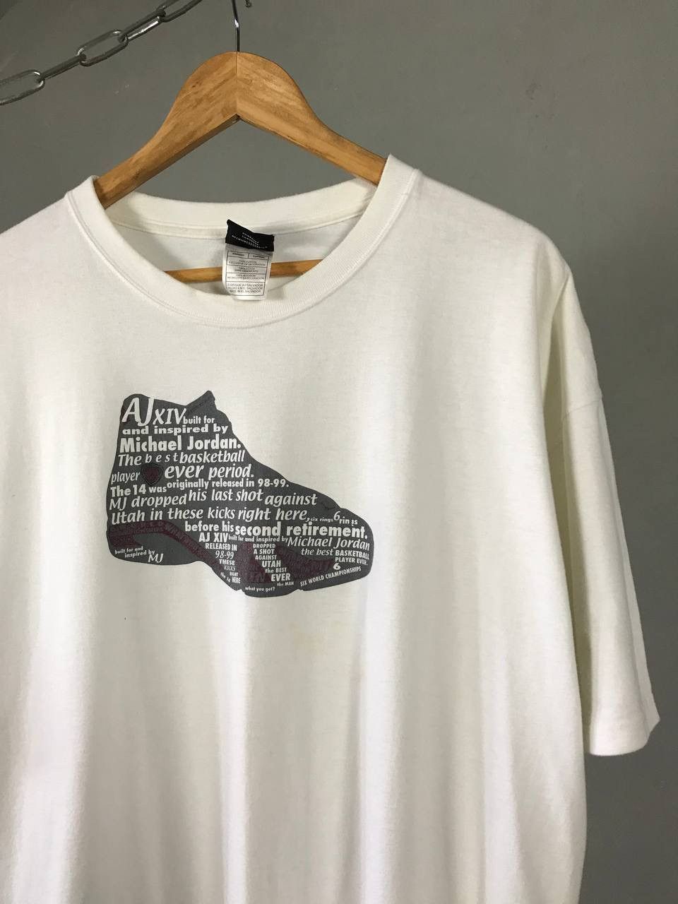 Jordan Brand Jordan streetwear vintage tee Size US XL / EU 56 / 4 - 2 Thumbnail