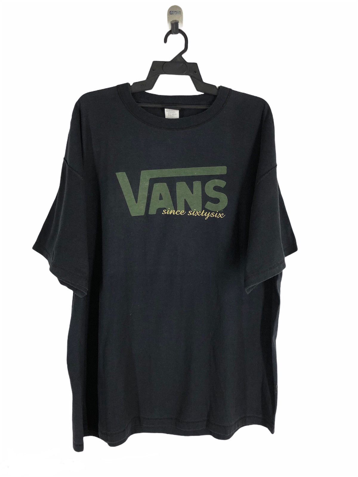 Vans × Vintage Vintage Vans Skateboard Big Logo Black Tee XXL Sz Size US XXL / EU 58 / 5 - 1 Thumbnail