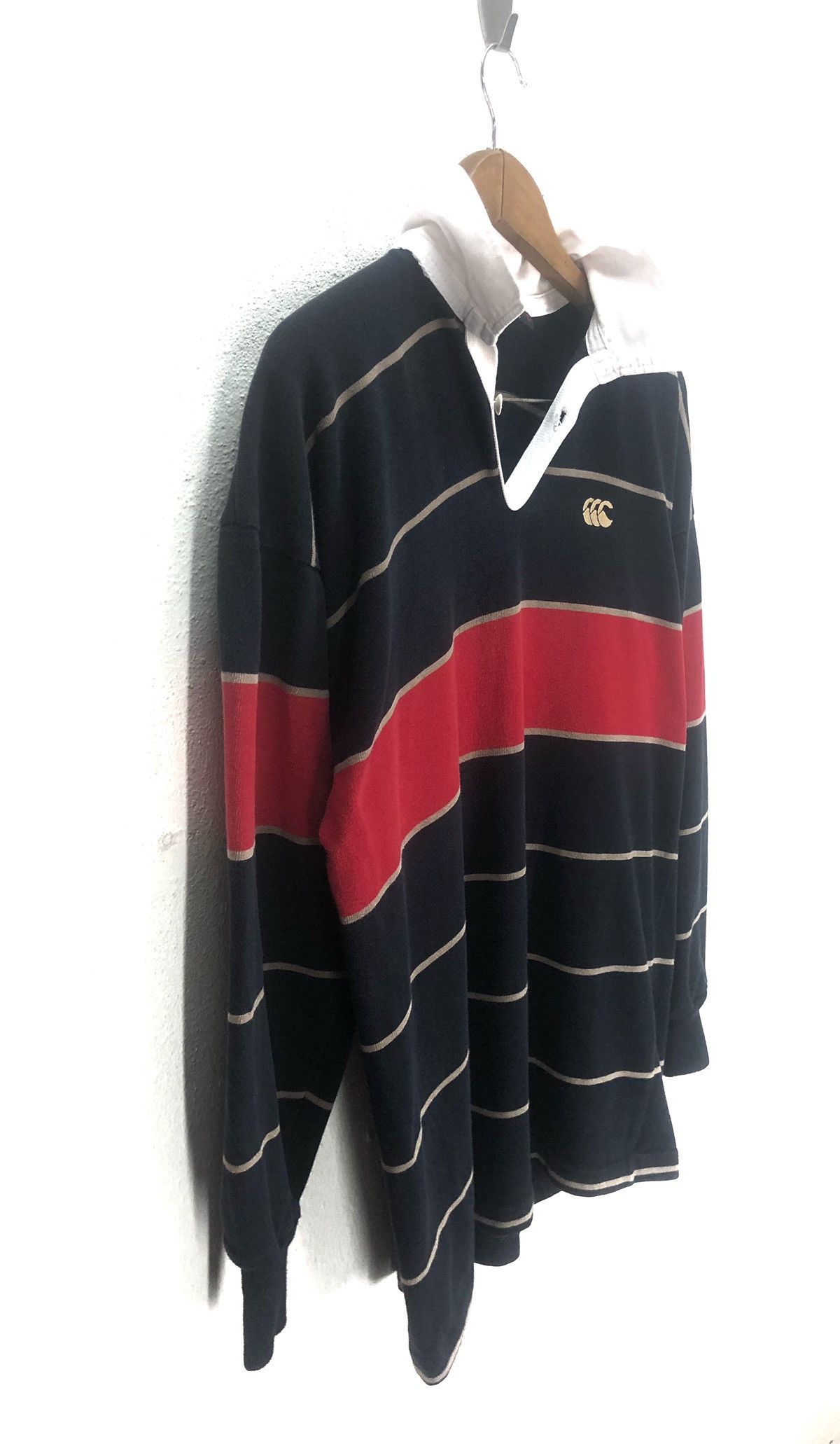 Canterbury of New Zealand Canterbury Of New Zealand Stripes Long Sleeve Polo shirts Size US XL / EU 56 / 4 - 3 Thumbnail