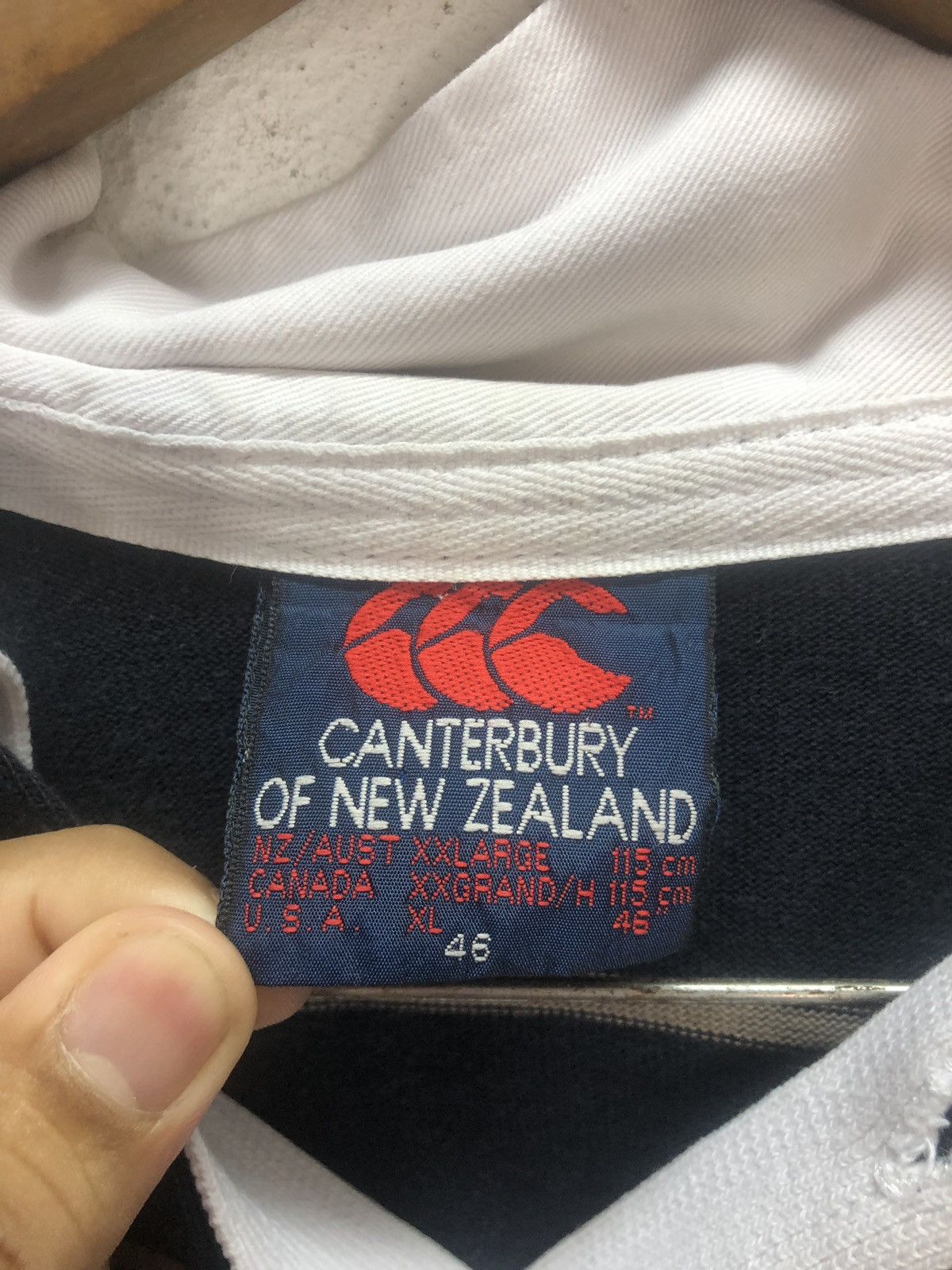 Canterbury of New Zealand Canterbury Of New Zealand Stripes Long Sleeve Polo shirts Size US XL / EU 56 / 4 - 7 Thumbnail