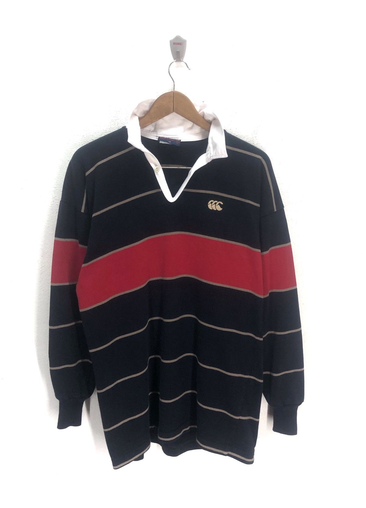 Canterbury of New Zealand Canterbury Of New Zealand Stripes Long Sleeve Polo shirts Size US XL / EU 56 / 4 - 1 Thumbnail