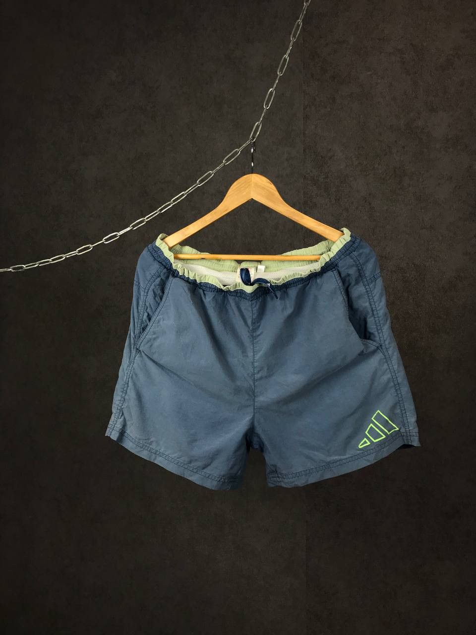 Nike × Vintage Adidas vintage streetwear big logo shorts Size US 32 / EU 48 - 1 Thumbnail
