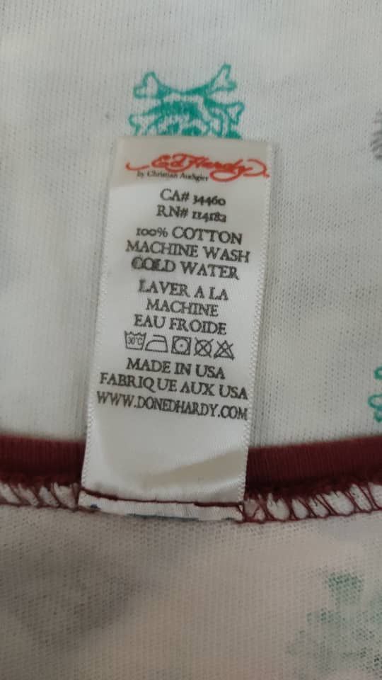 Ed Hardy ❎ Ed Hardy Overprint T Size M / US 6-8 / IT 42-44 - 4 Thumbnail