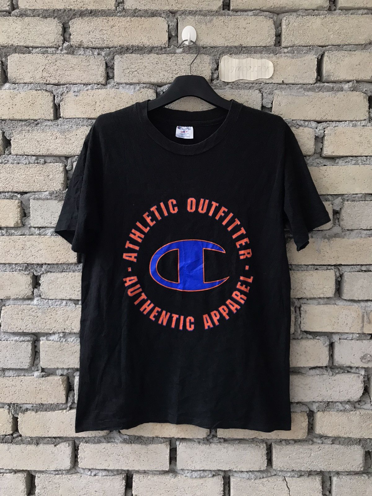 Champion × Vintage Vintage Champion Big Logo Spell Out Streetwear Made In USA Size US M / EU 48-50 / 2 - 1 Thumbnail