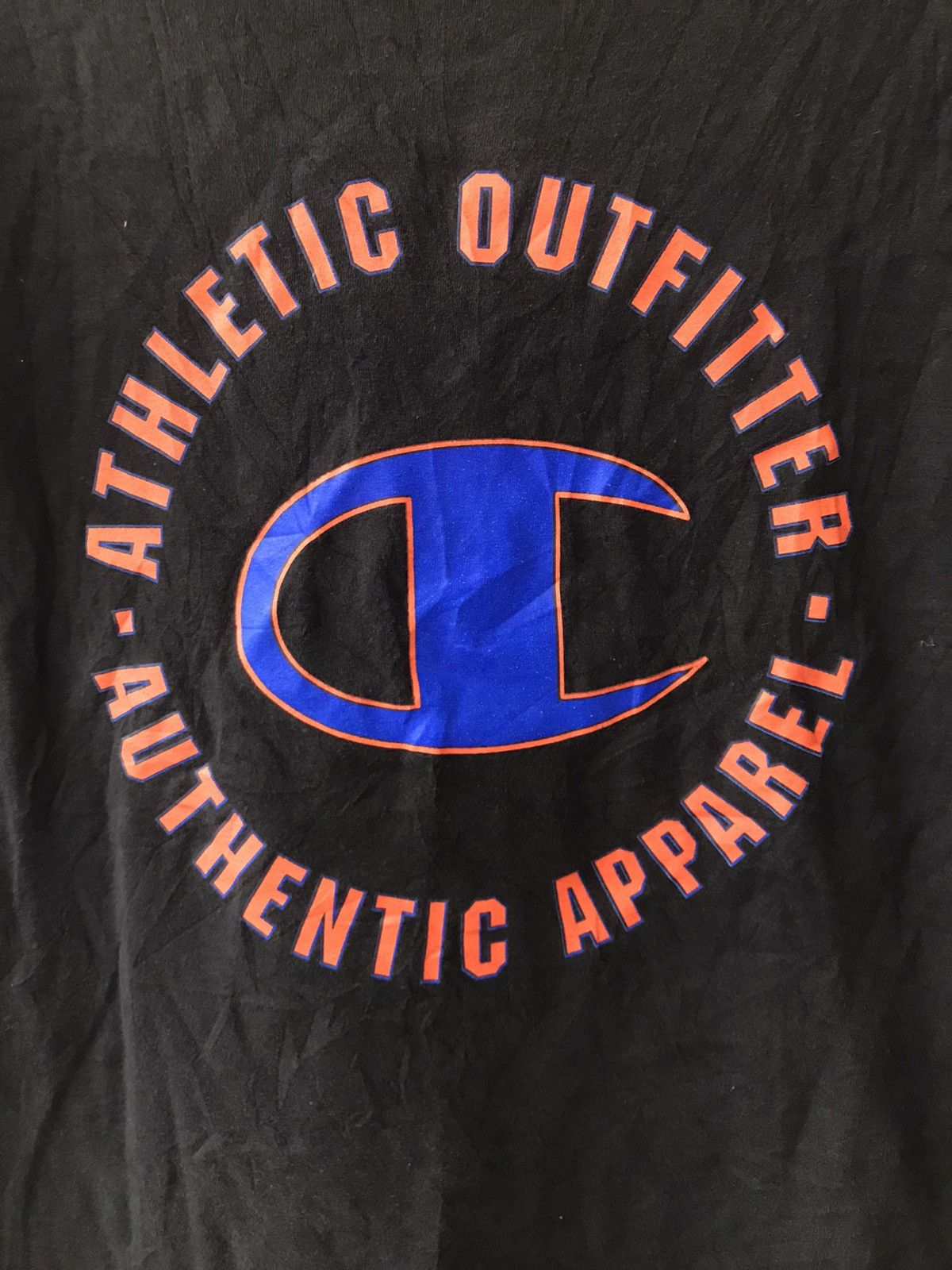 Champion × Vintage Vintage Champion Big Logo Spell Out Streetwear Made In USA Size US M / EU 48-50 / 2 - 2 Thumbnail