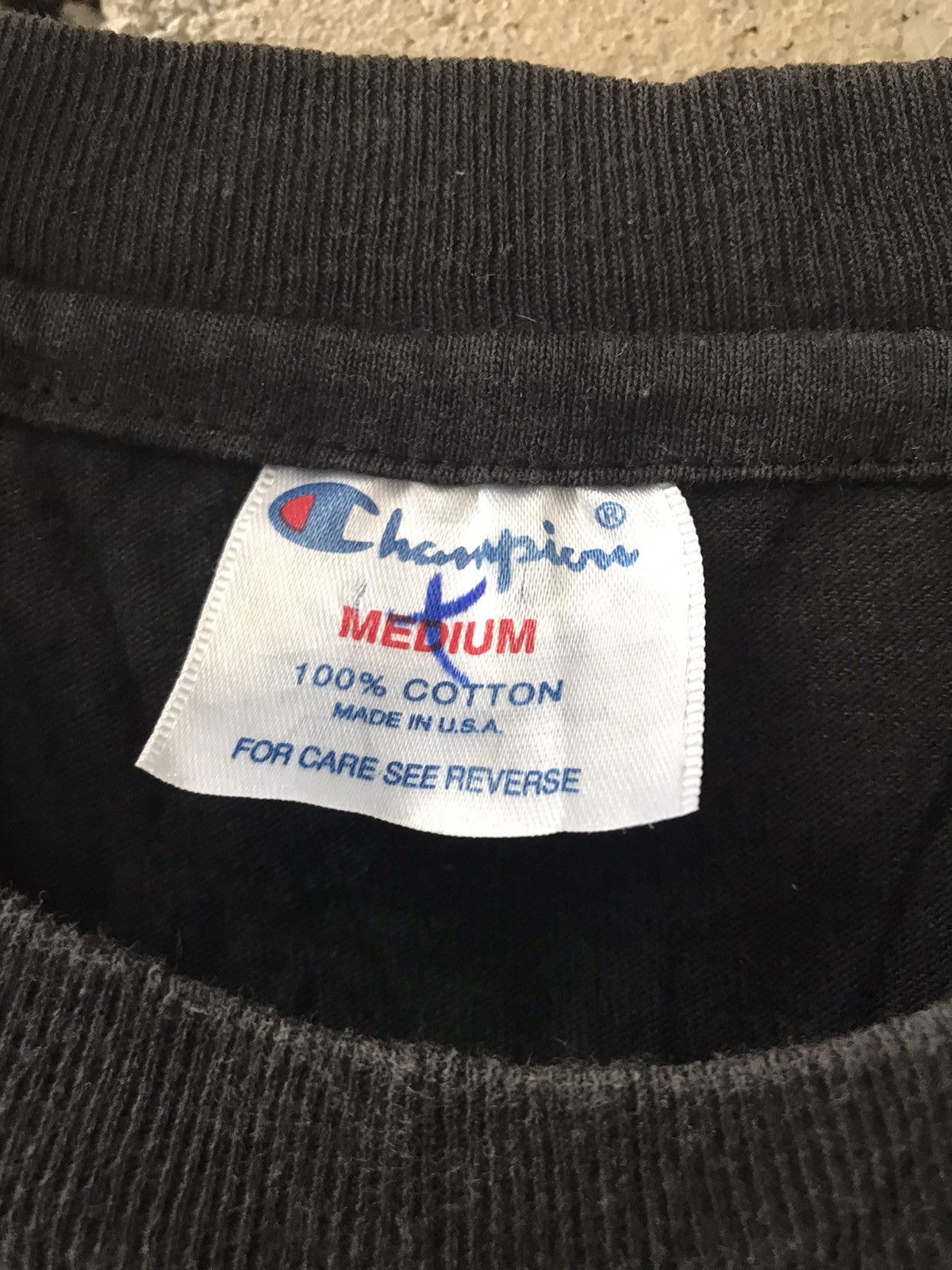 Champion × Vintage Vintage Champion Big Logo Spell Out Streetwear Made In USA Size US M / EU 48-50 / 2 - 3 Thumbnail