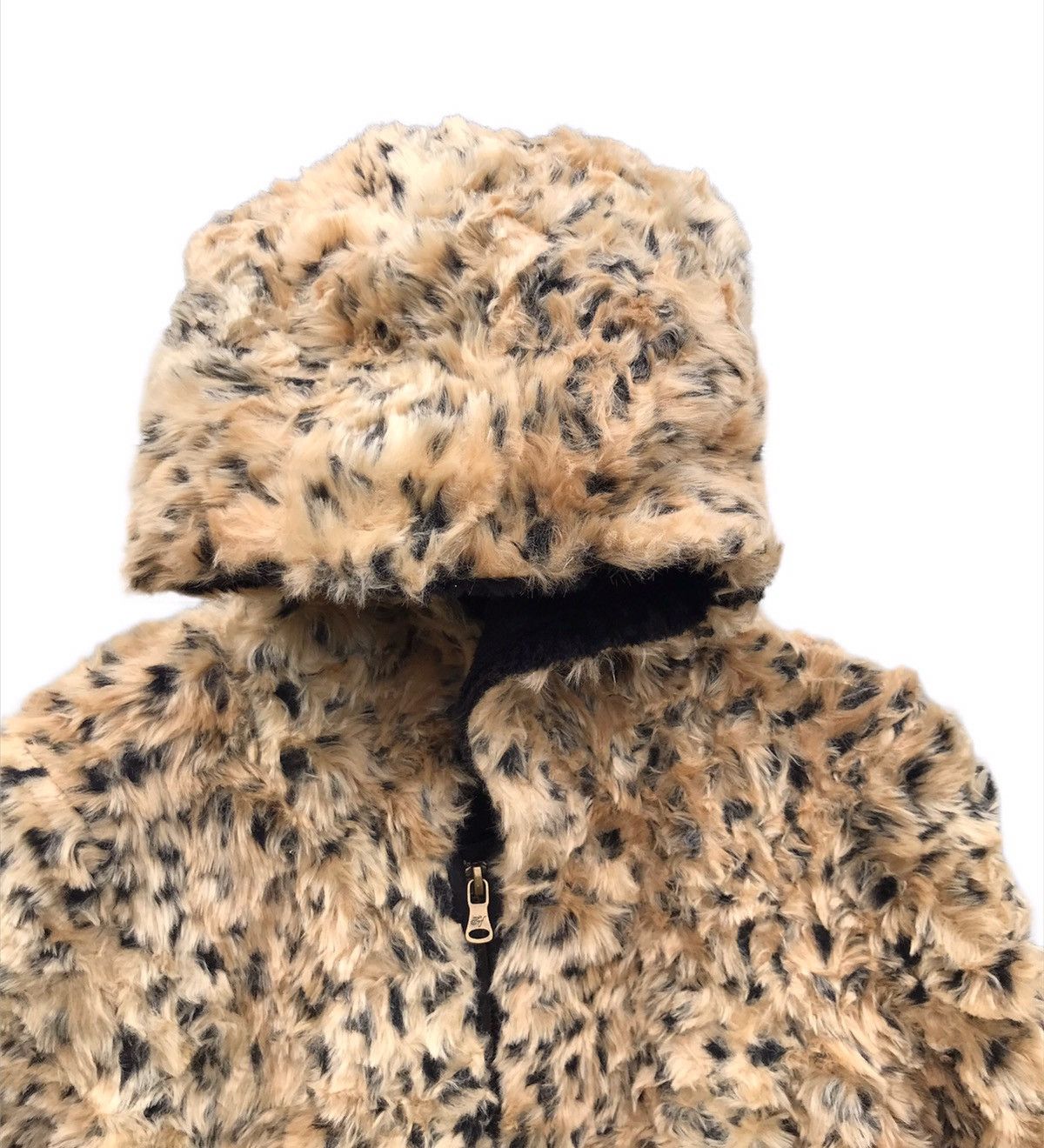 Zara Zara leopard fur jacket hoodie Size S / US 4 / IT 40 - 2 Thumbnail