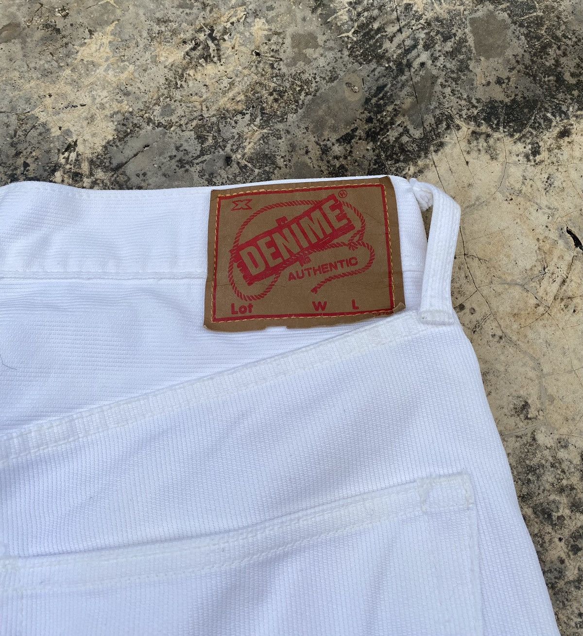 Denime Denime White Pant Size US 29 - 5 Thumbnail