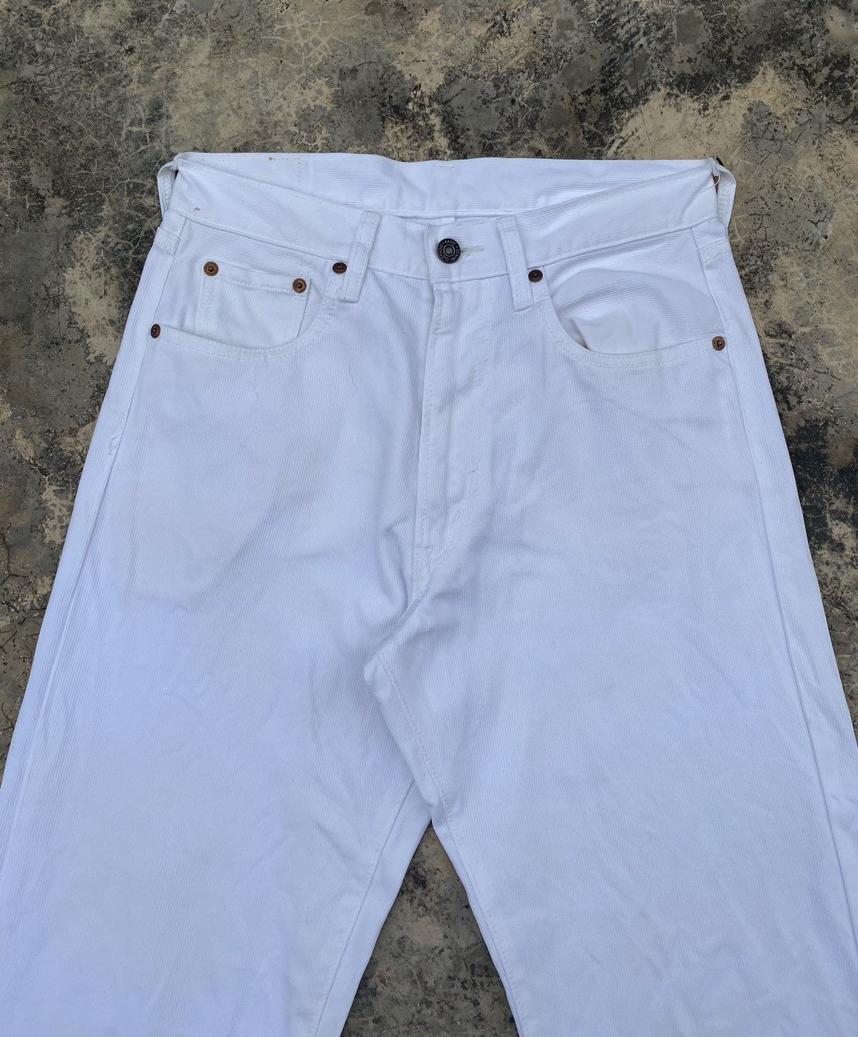 Denime Denime White Pant Size US 29 - 3 Thumbnail