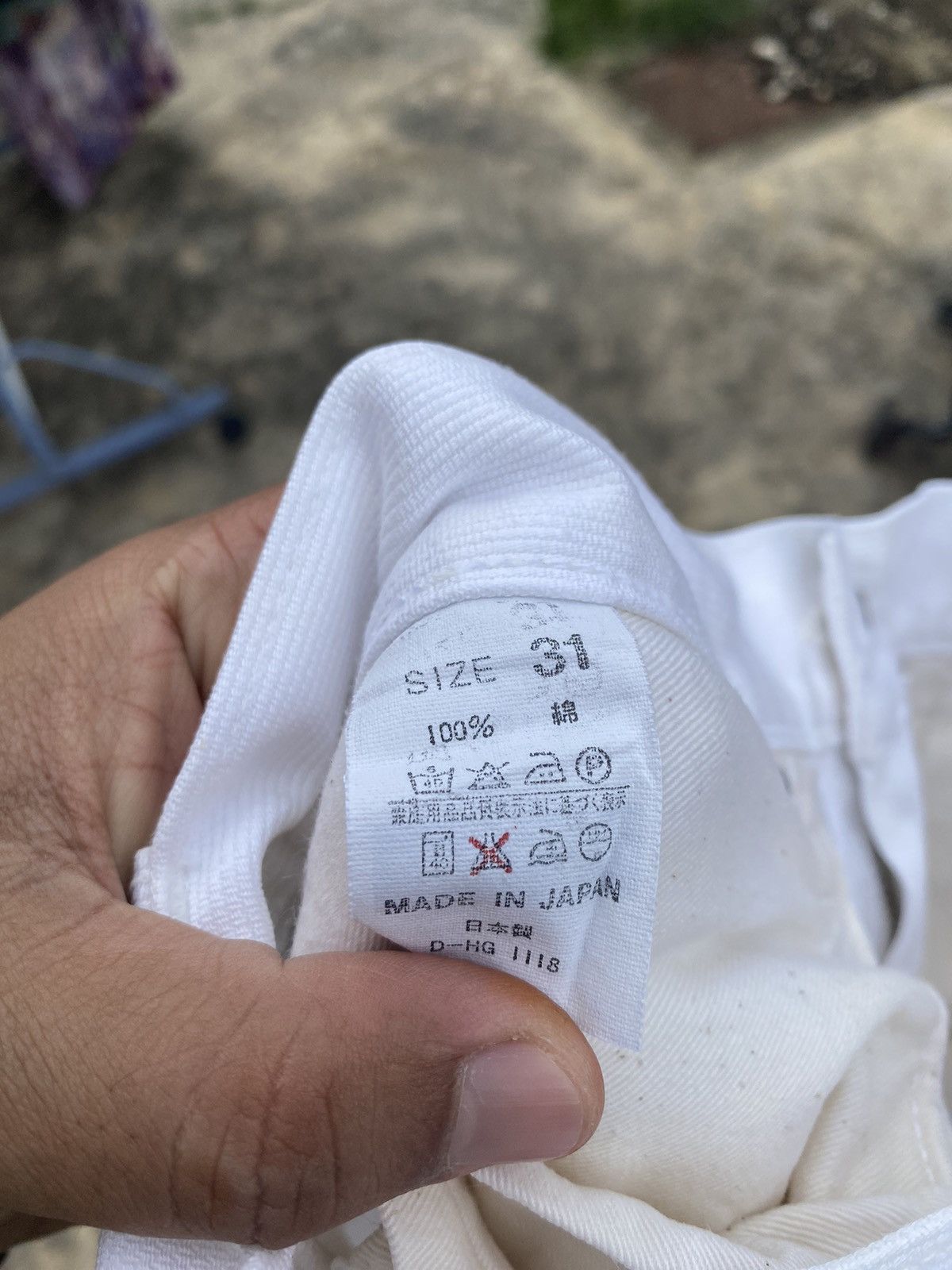 Denime Denime White Pant Size US 29 - 6 Thumbnail
