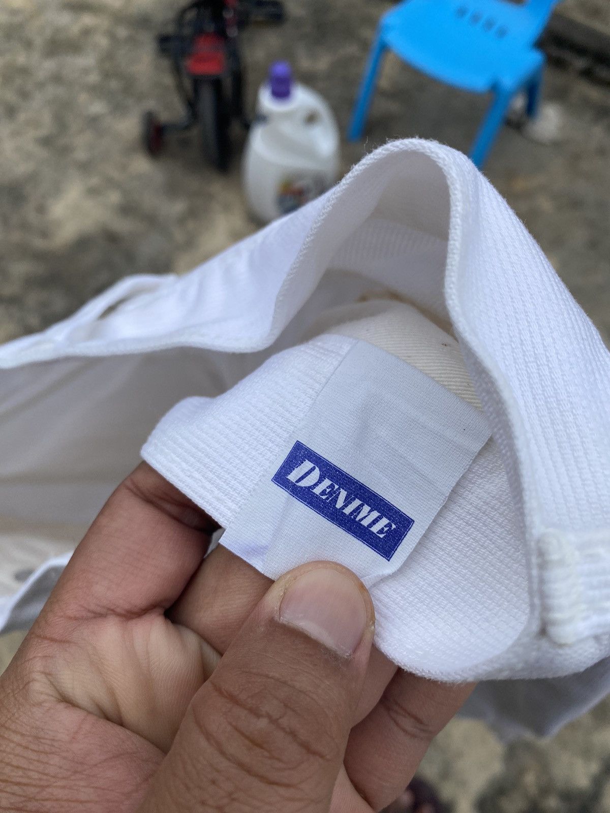 Denime Denime White Pant Size US 29 - 7 Thumbnail
