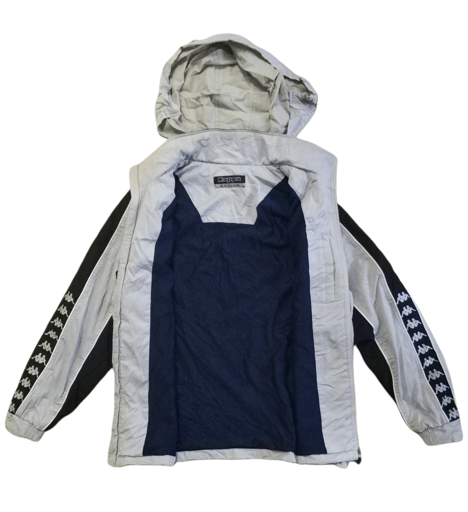 Kappa 🔥Vintage Kappa Side Stripe Hoodie Windbreaker Size US M / EU 48-50 / 2 - 1 Thumbnail
