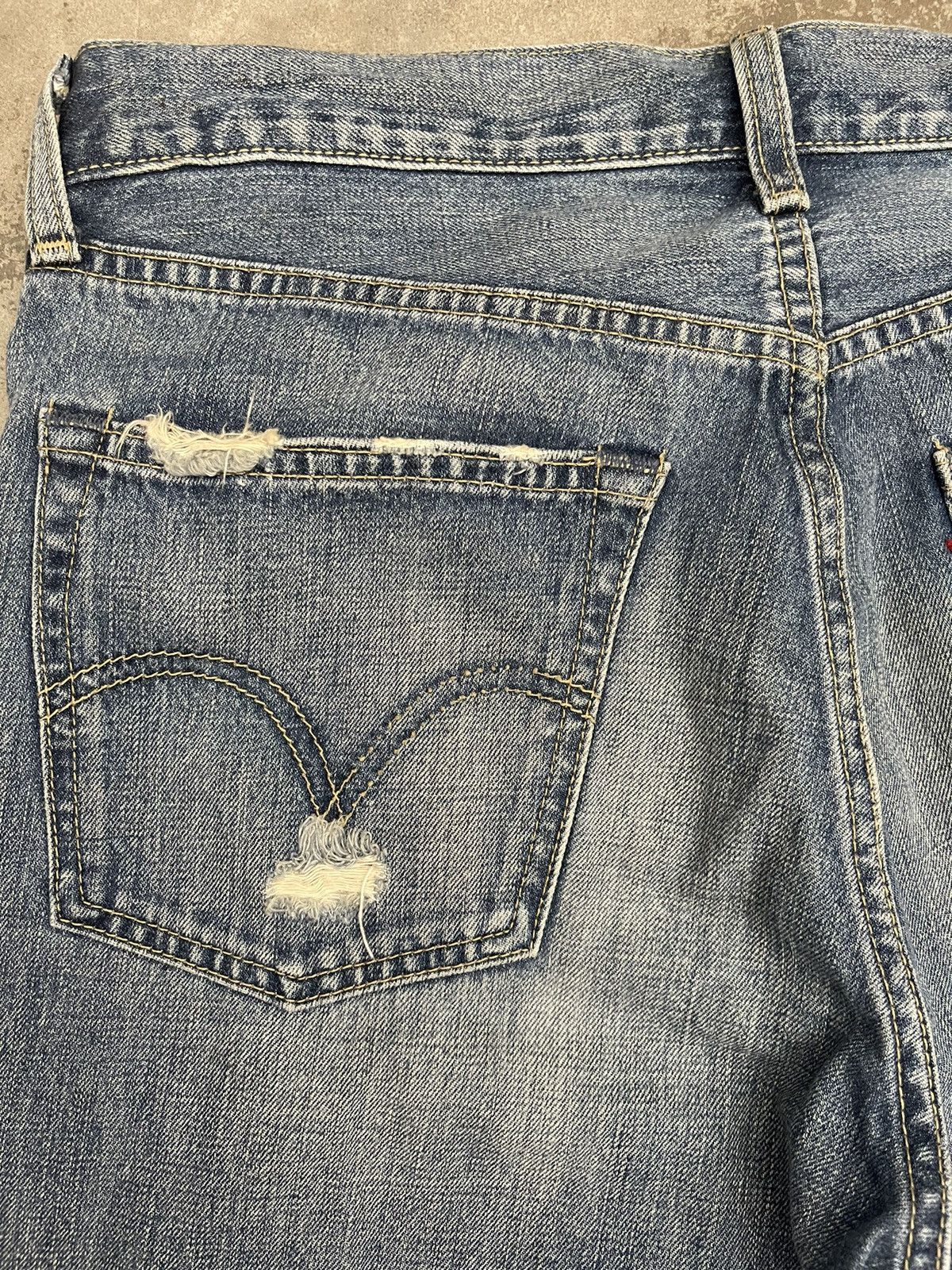 Levi's Vintage LEVIS 503 Distressed Jeans Size US 31 - 10 Thumbnail