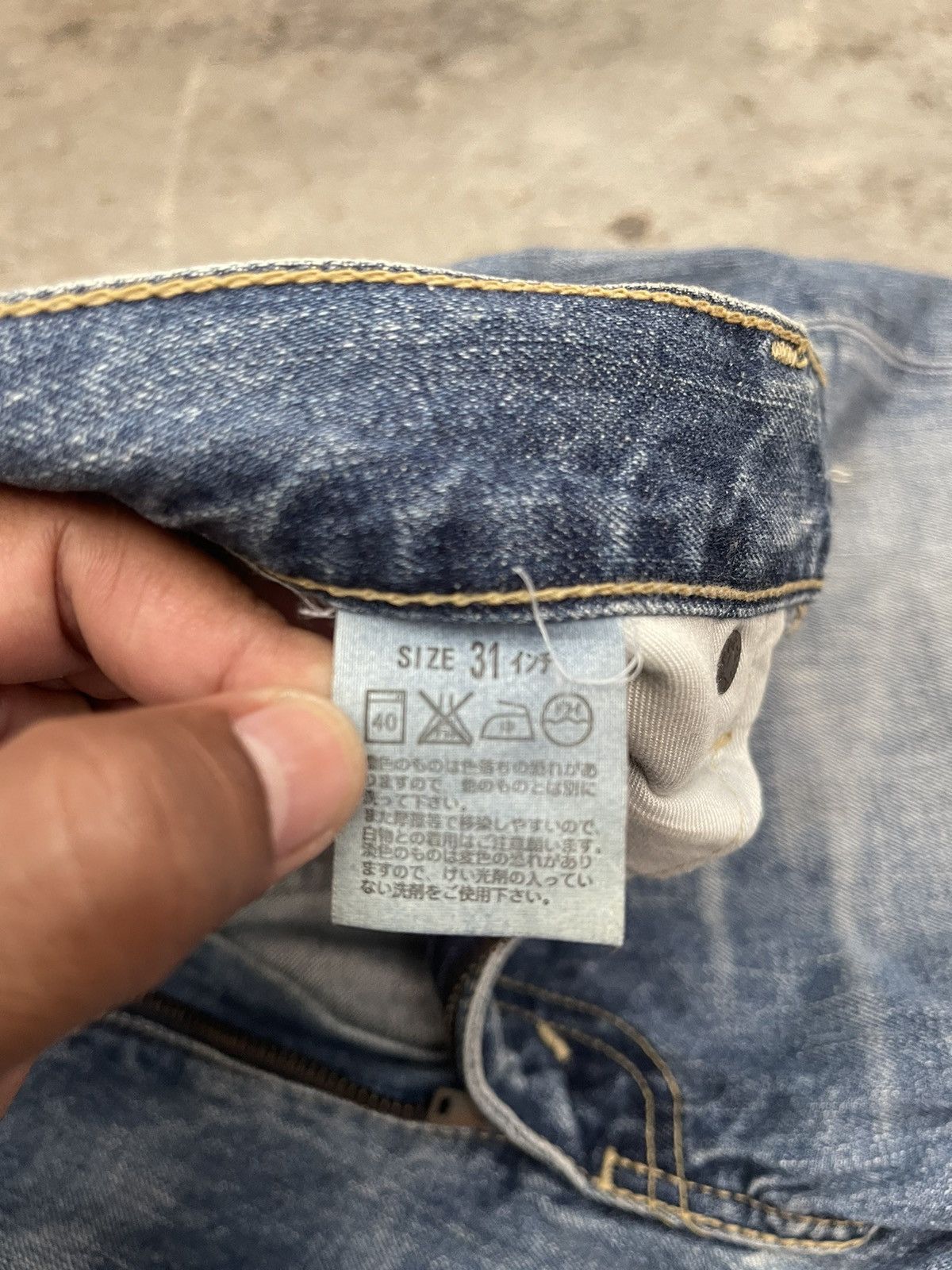 Levi's Vintage LEVIS 503 Distressed Jeans Size US 31 - 6 Thumbnail