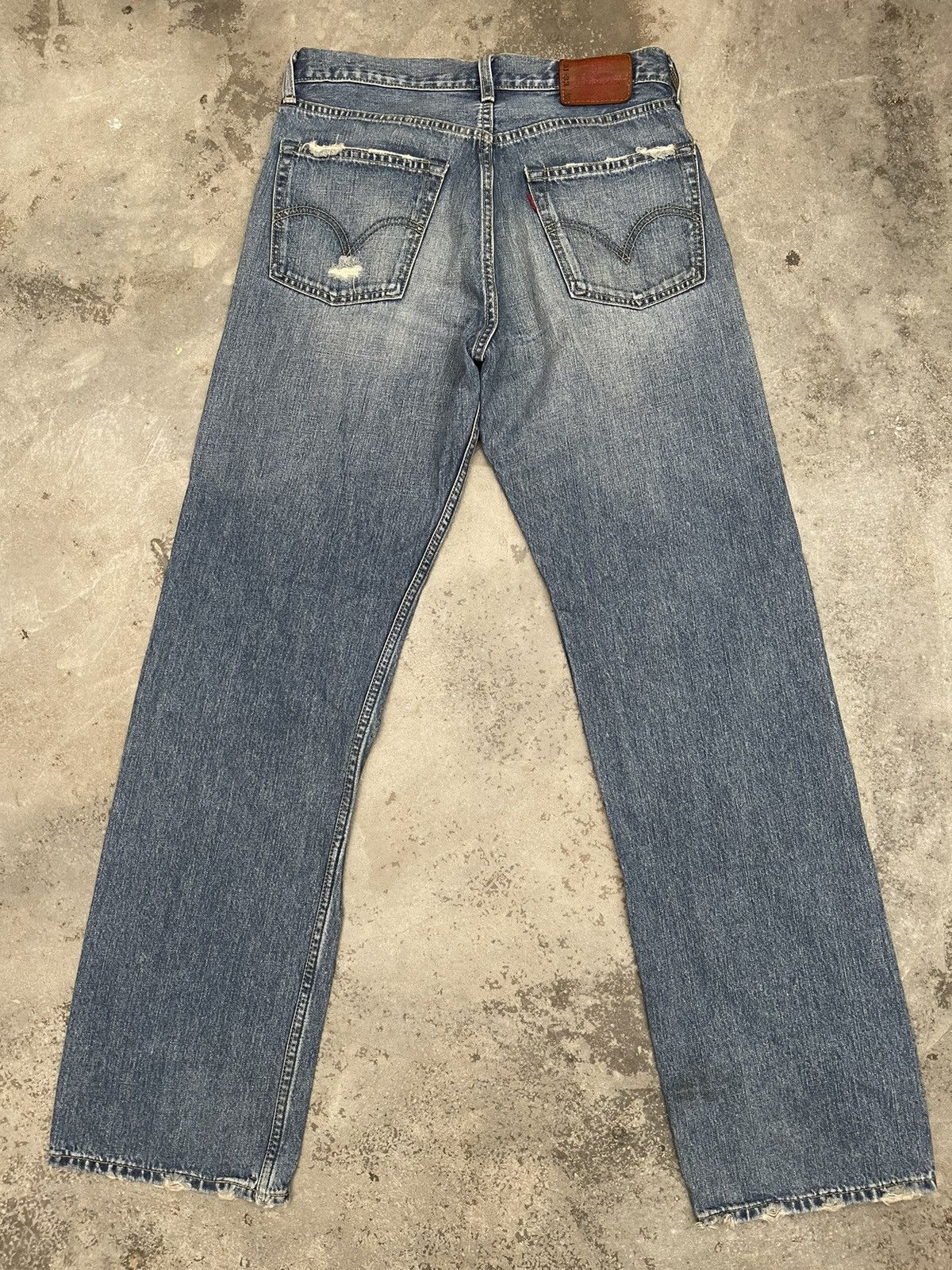 Levi's Vintage LEVIS 503 Distressed Jeans Size US 31 - 9 Thumbnail