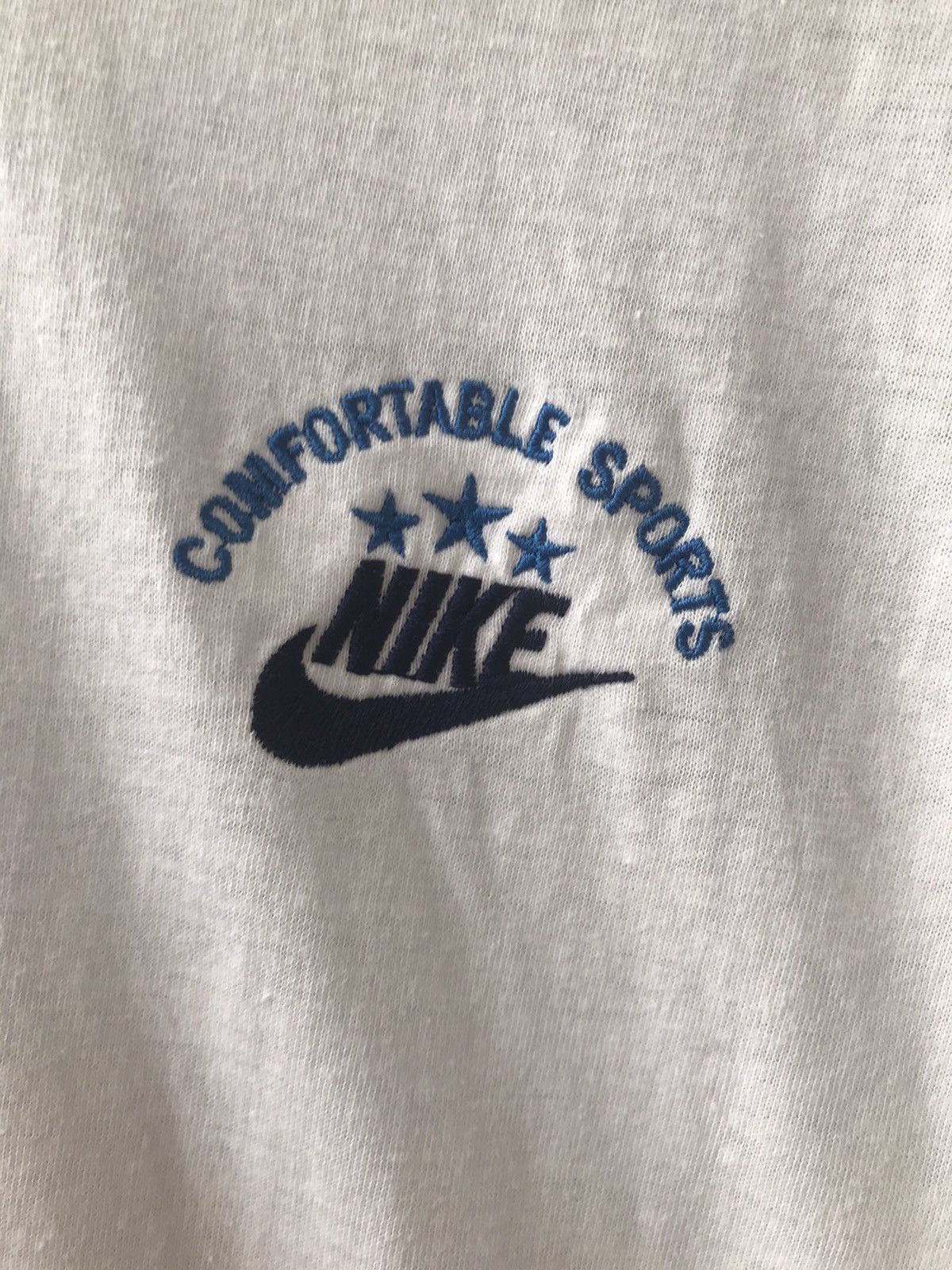 Nike × Vintage Vintage Nike Blue Tag Embroidery Small Logo Sportwear Size US M / EU 48-50 / 2 - 2 Thumbnail