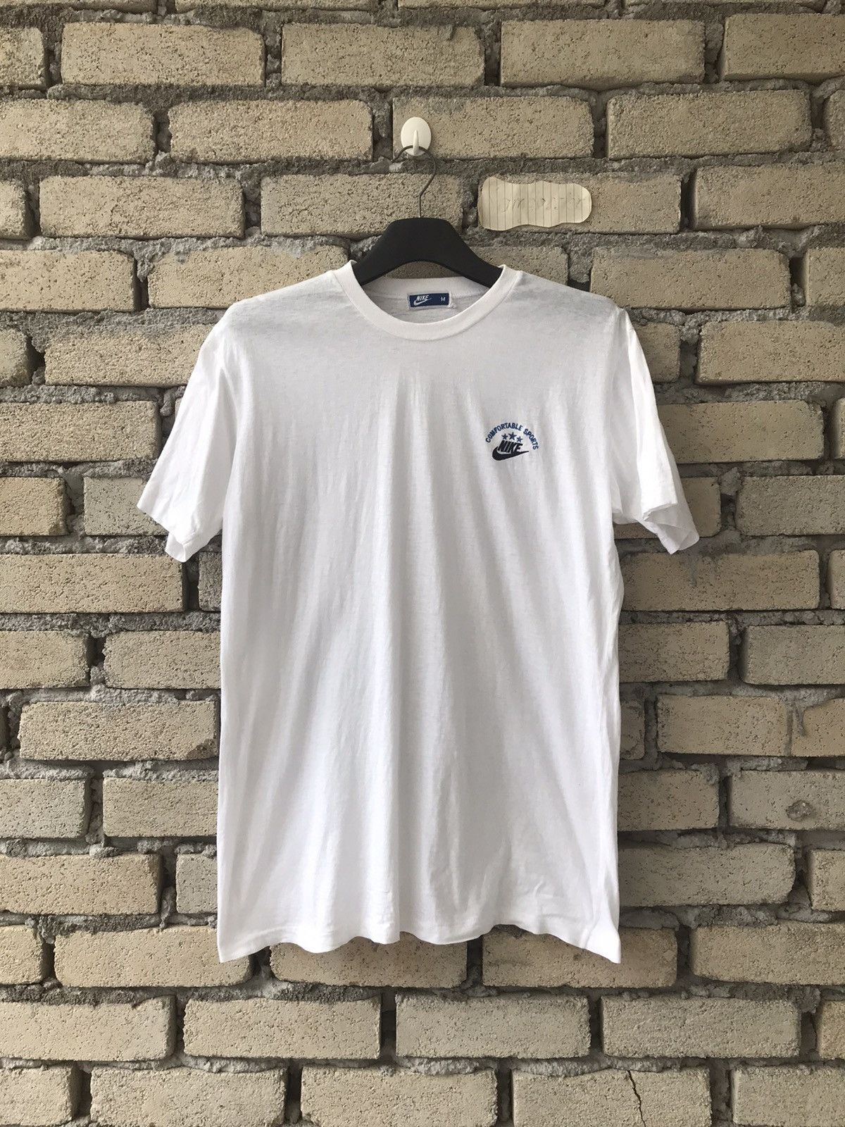 Nike × Vintage Vintage Nike Blue Tag Embroidery Small Logo Sportwear Size US M / EU 48-50 / 2 - 1 Thumbnail
