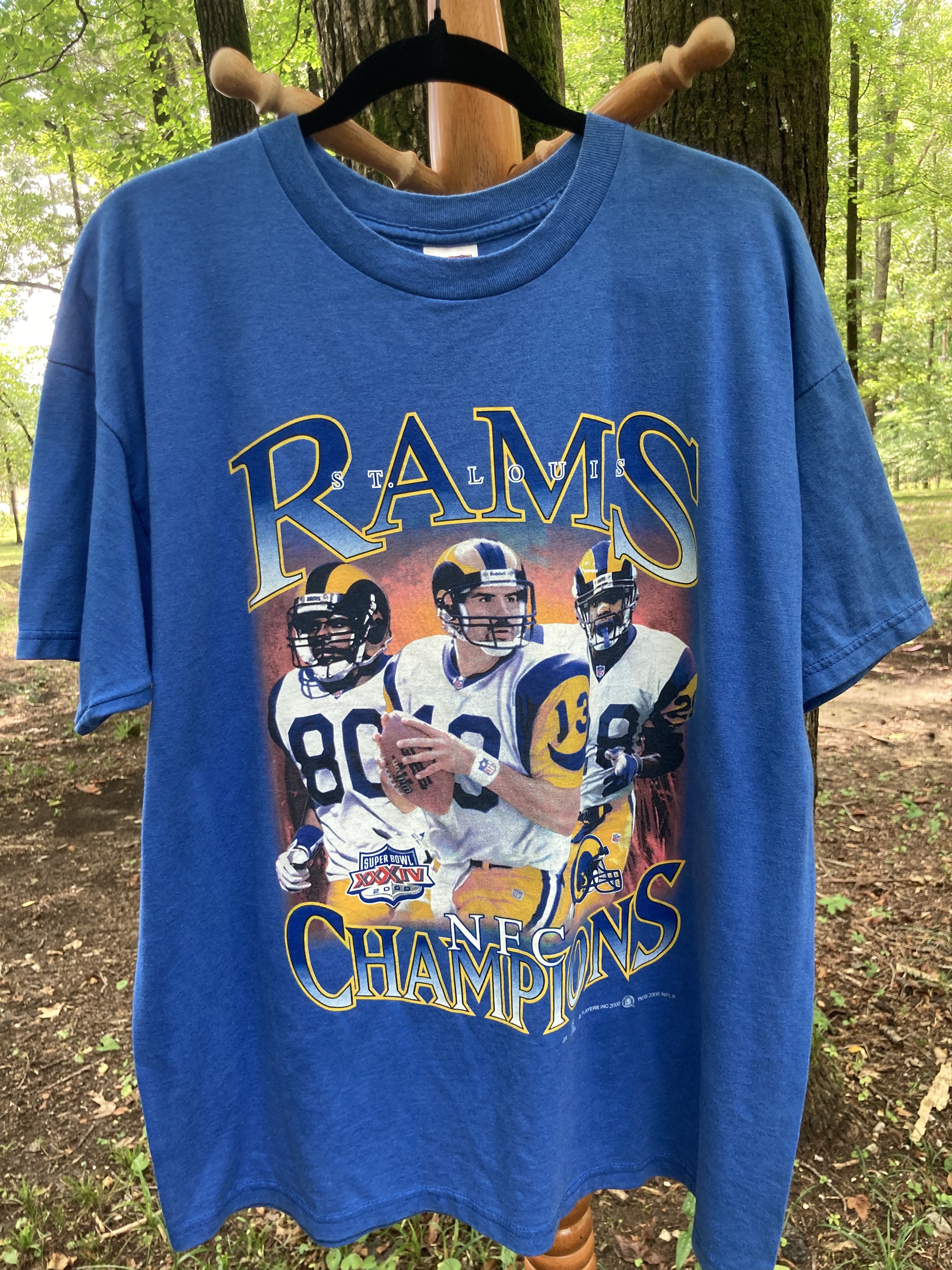 Vintage Rams NFC Champions Tee Size US XL / EU 56 / 4 - 1 Preview