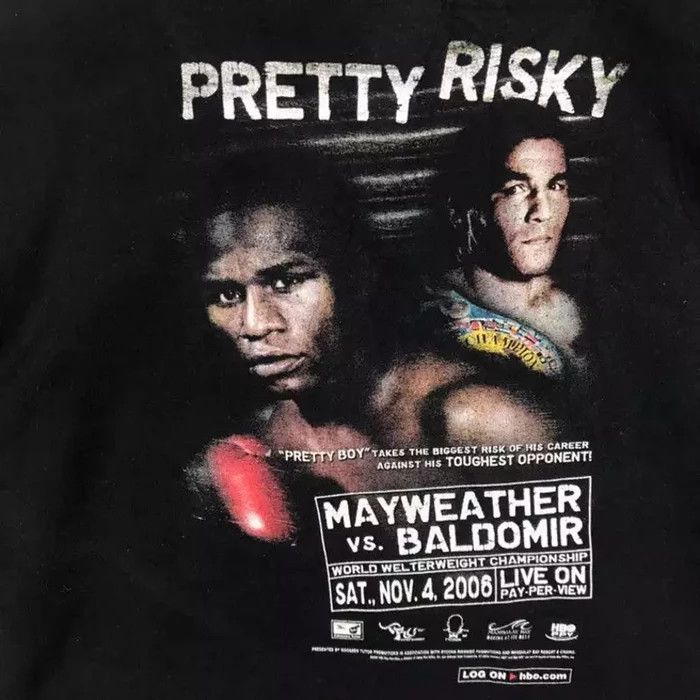 WWE MAYWEATHER VS BALDOMIR Pretty Risk World Welterweight Size US XL / EU 56 / 4 - 2 Thumbnail