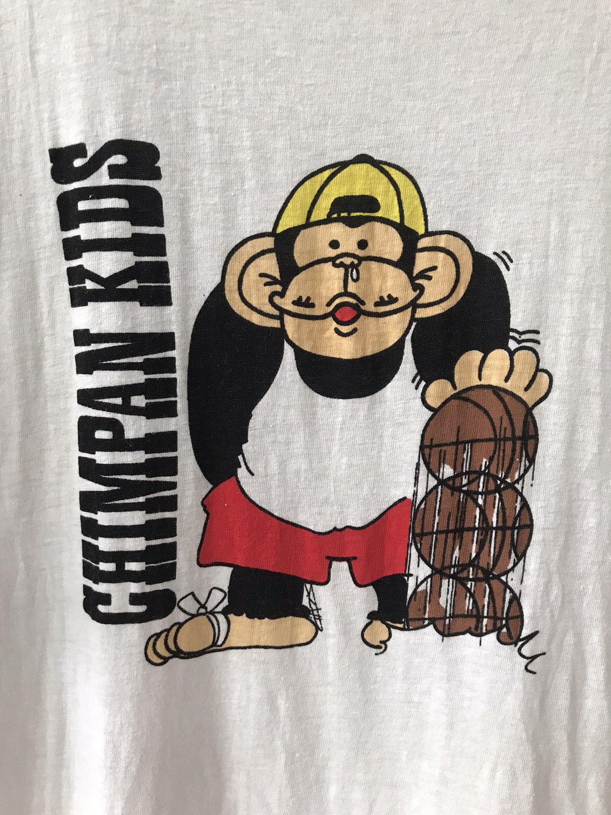Vintage Vintage Tee Chimpanzee Chimpan Kids Size US S / EU 44-46 / 1 - 2 Thumbnail
