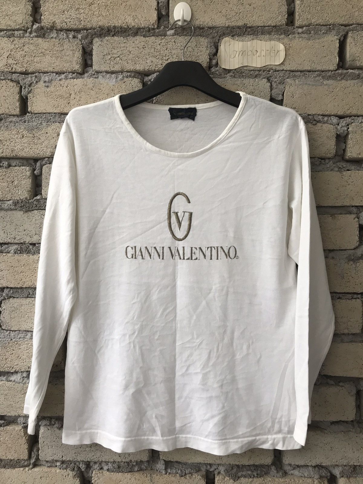 Gianni Valentino × Valentino Gianni Valentino Italian Designer Embroidery Logo Brand Size US L / EU 52-54 / 3 - 1 Thumbnail