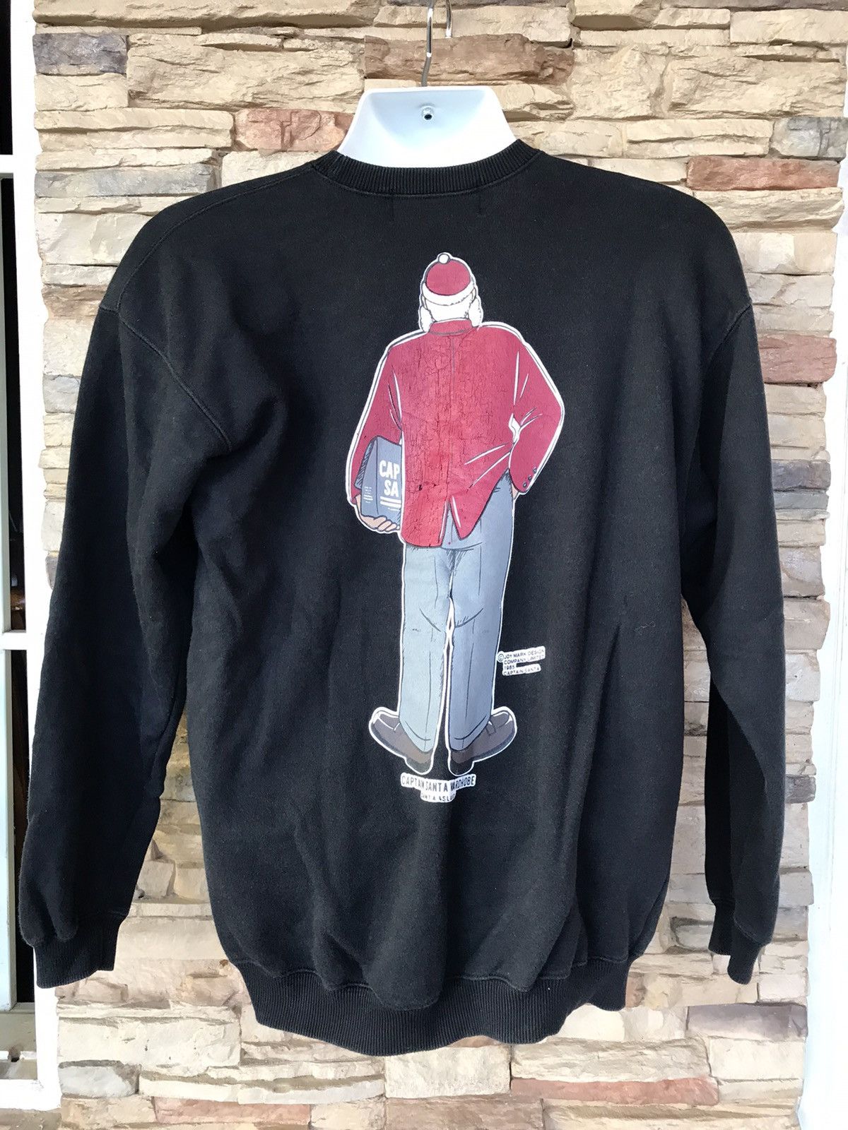 Japanese Brand Vintage Captain Santa Sweatshirt polobear Size US M / EU 48-50 / 2 - 2 Thumbnail