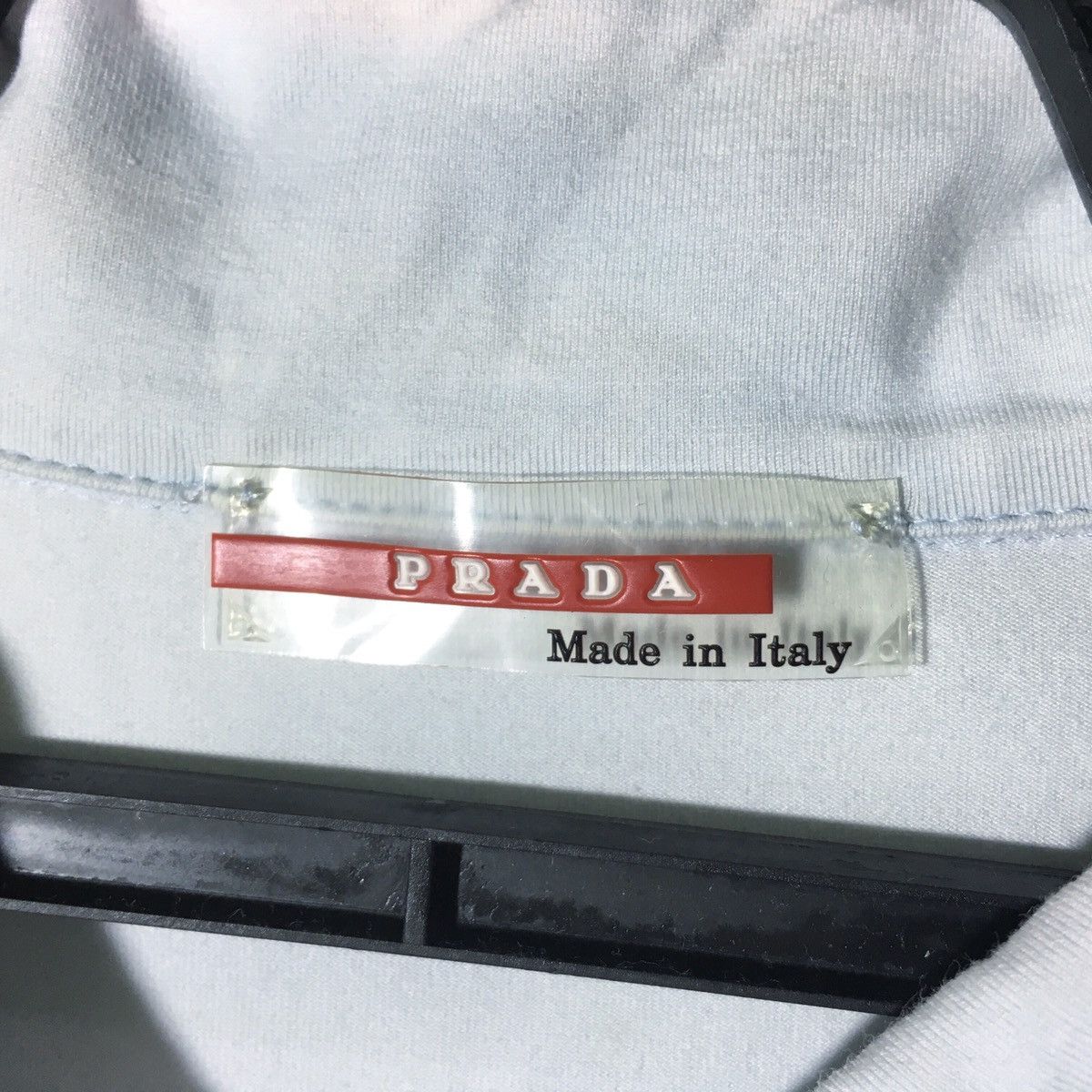 Prada Vintage Prada Italy Fashion Designer Polos Quarter Zip L sz Size US L / EU 52-54 / 3 - 5 Thumbnail