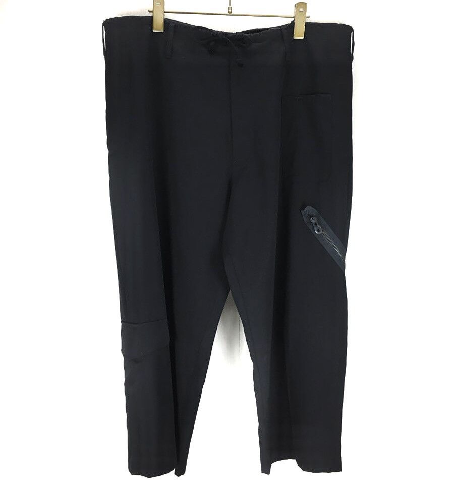 image of Yohji Yamamoto Ss17 Pants Zipper in Black, Men's (Size 33)