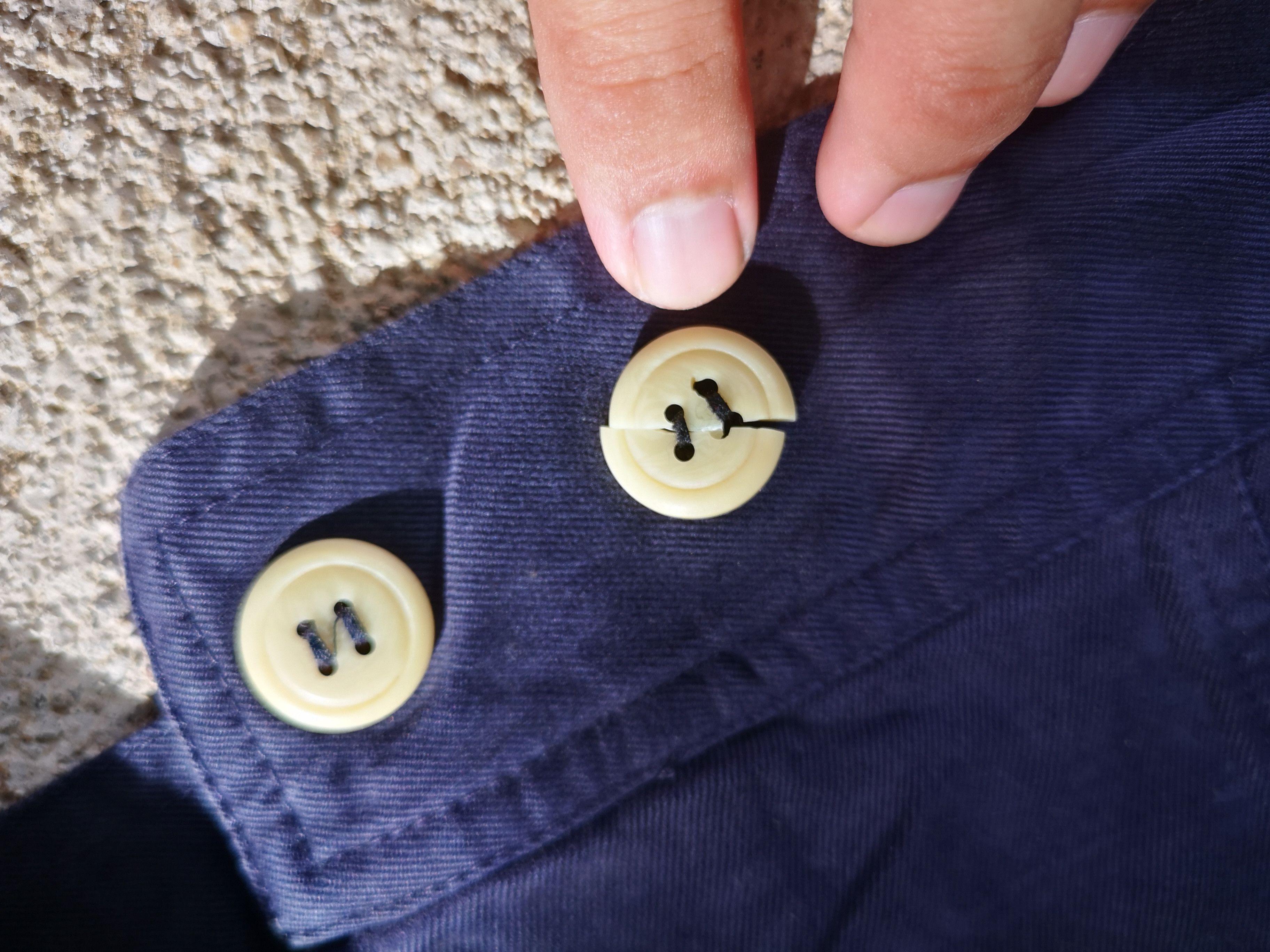 Armani × Vintage Vintage Armani Button Jacket Size L / US 10 / IT 46 - 6 Thumbnail