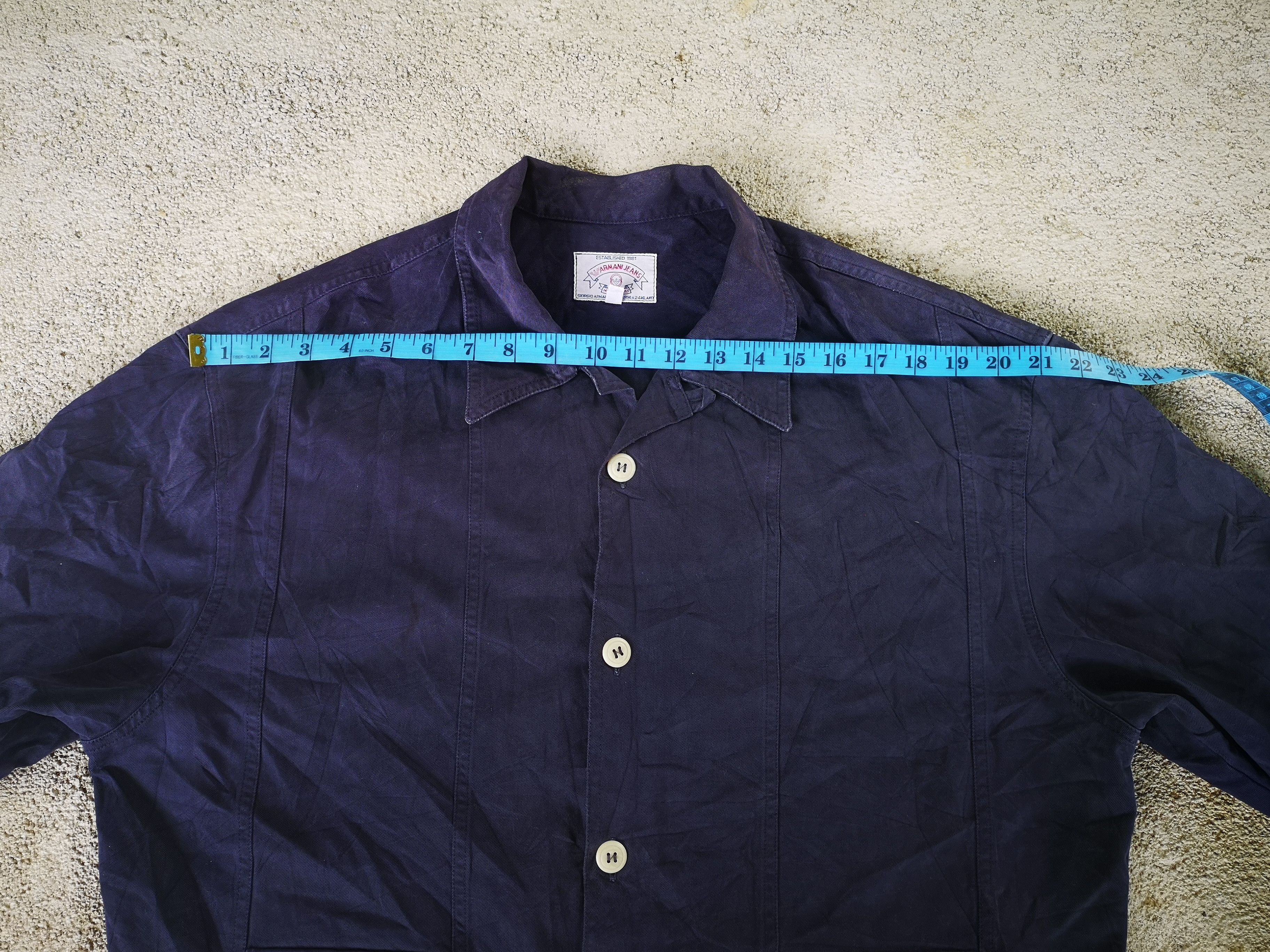 Armani × Vintage Vintage Armani Button Jacket Size L / US 10 / IT 46 - 14 Thumbnail
