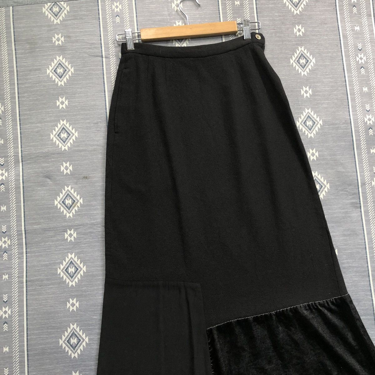 Comme des Garcons AD1999 Comme Des Garcons Junya Maxi Reconstructed Wool Skirt Size 26" / US 2 / IT 38 - 3 Thumbnail