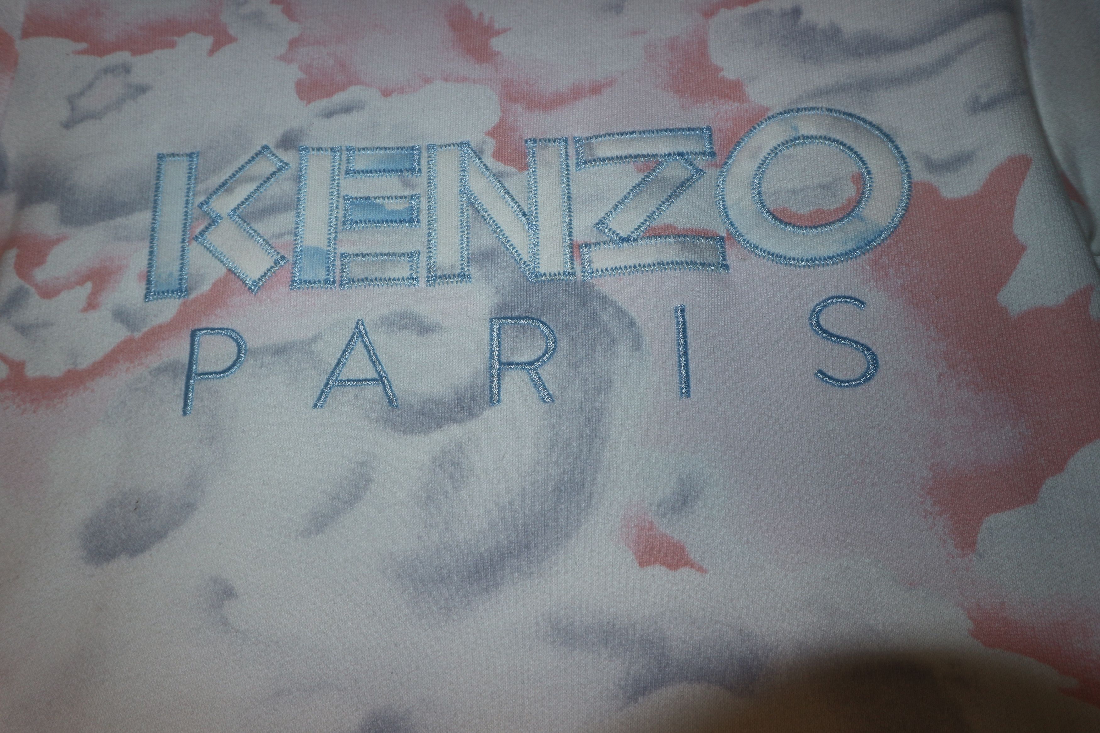 Kenzo Embroidered logo clouds weatshirt Size US S / EU 44-46 / 1 - 8 Thumbnail