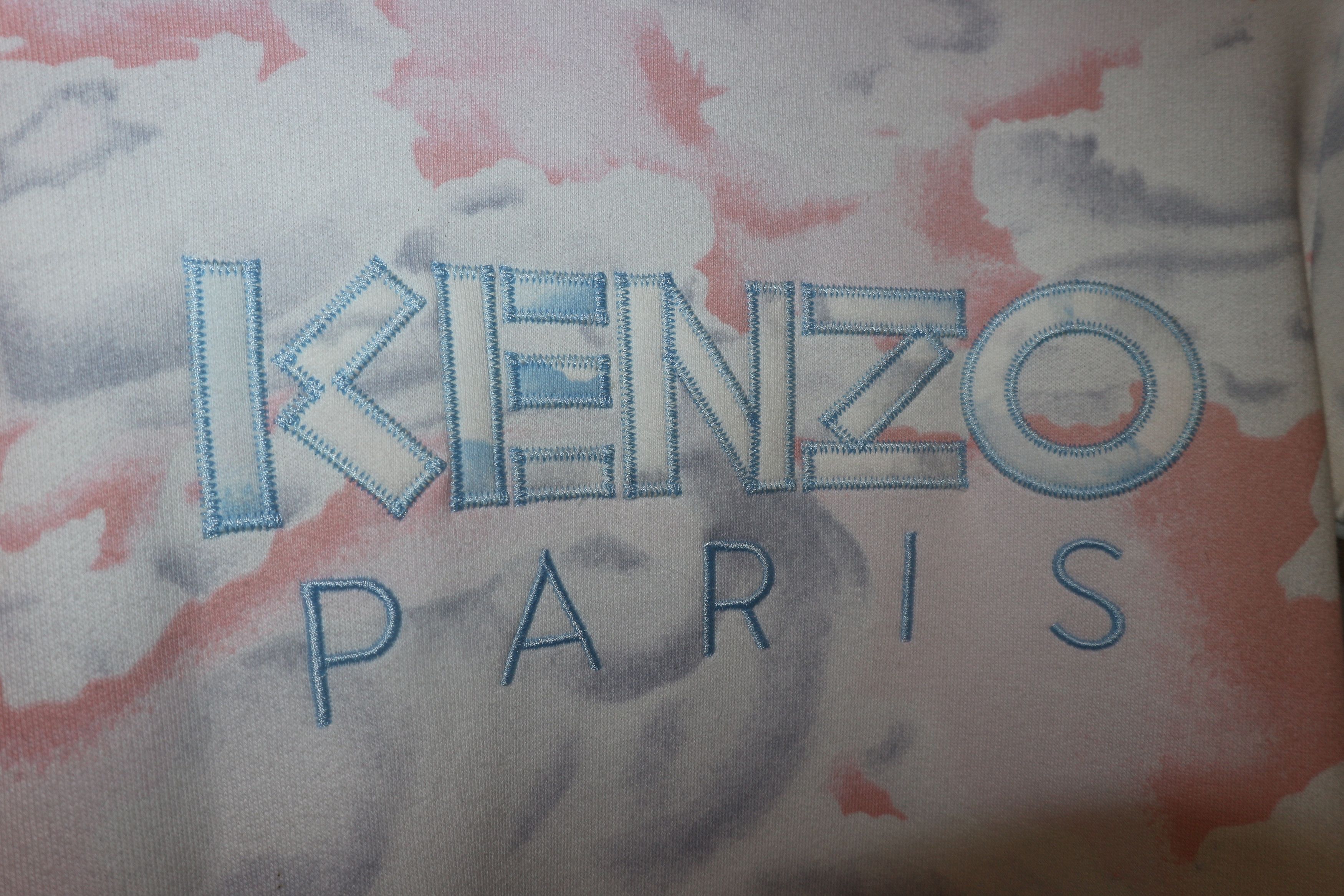 Kenzo Embroidered logo clouds weatshirt Size US S / EU 44-46 / 1 - 4 Thumbnail