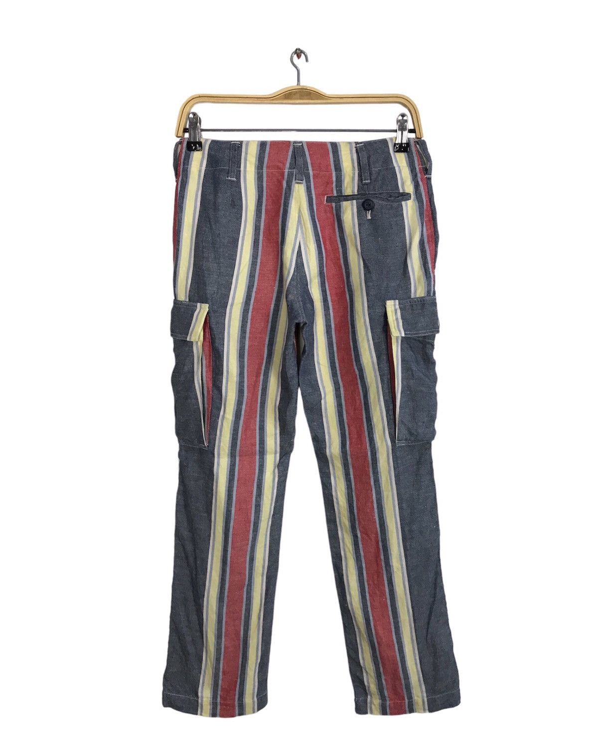 Polo Ralph Lauren × Ralph Lauren Vintage Ralph Lauren Cargo Pants Pocket Multicolour Design Size US 29 - 2 Thumbnail